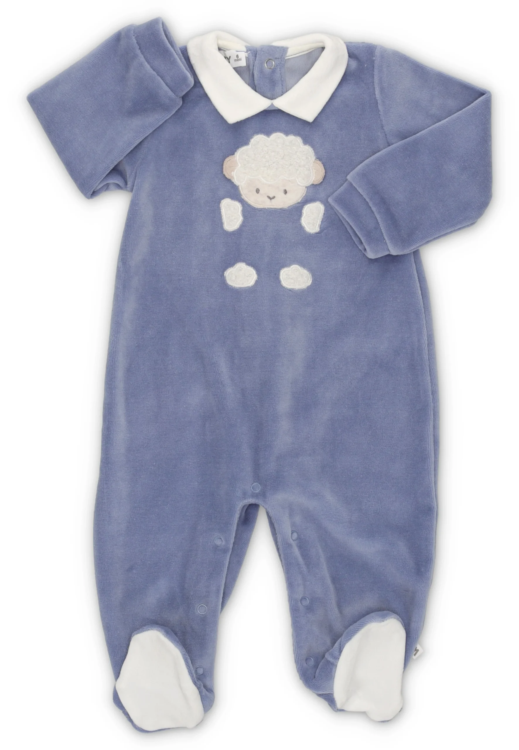 Tutina in ciniglia Melby con pecorella neonato