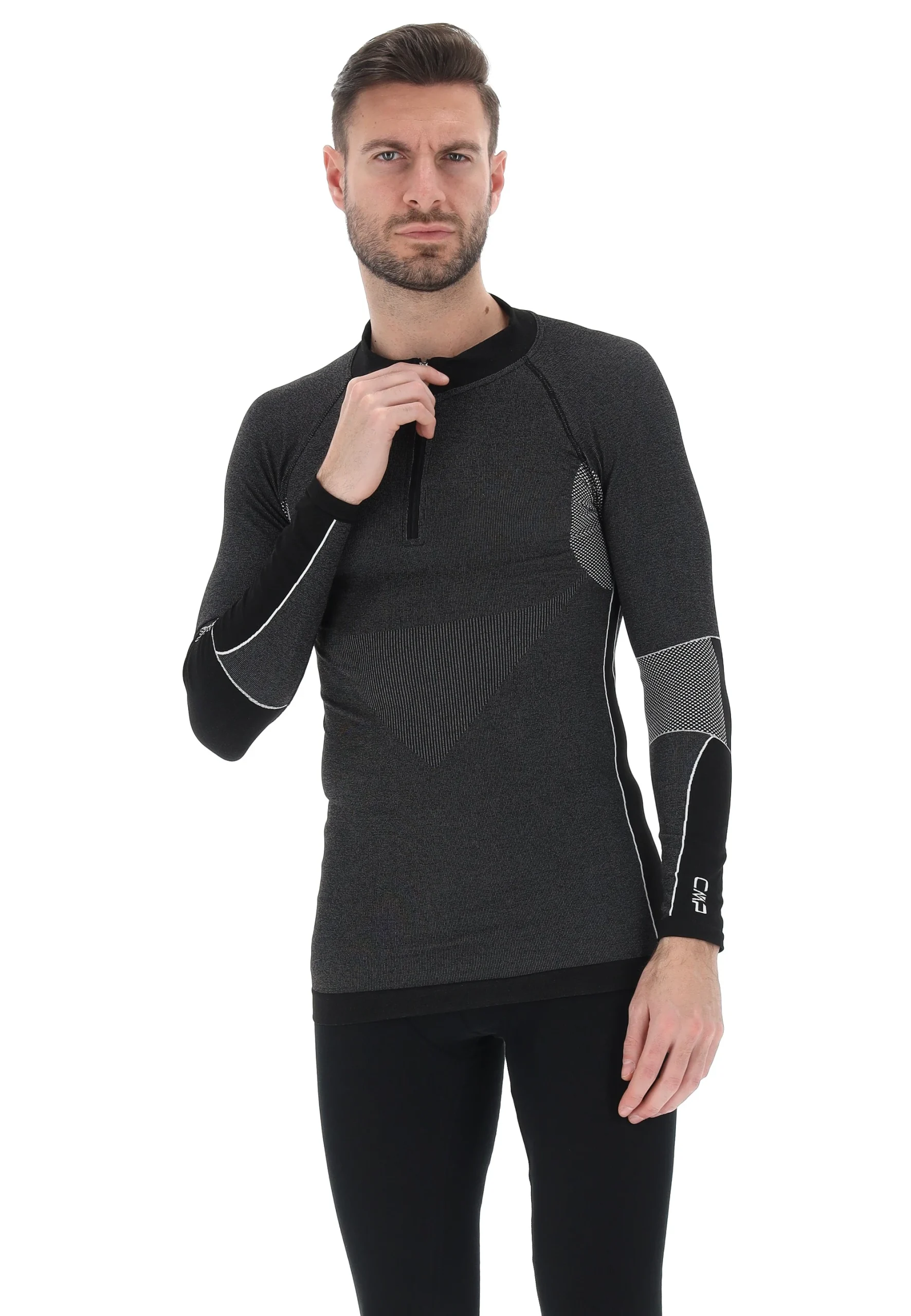 Maglia mezza zip termica uomo CMP art.3Y24057