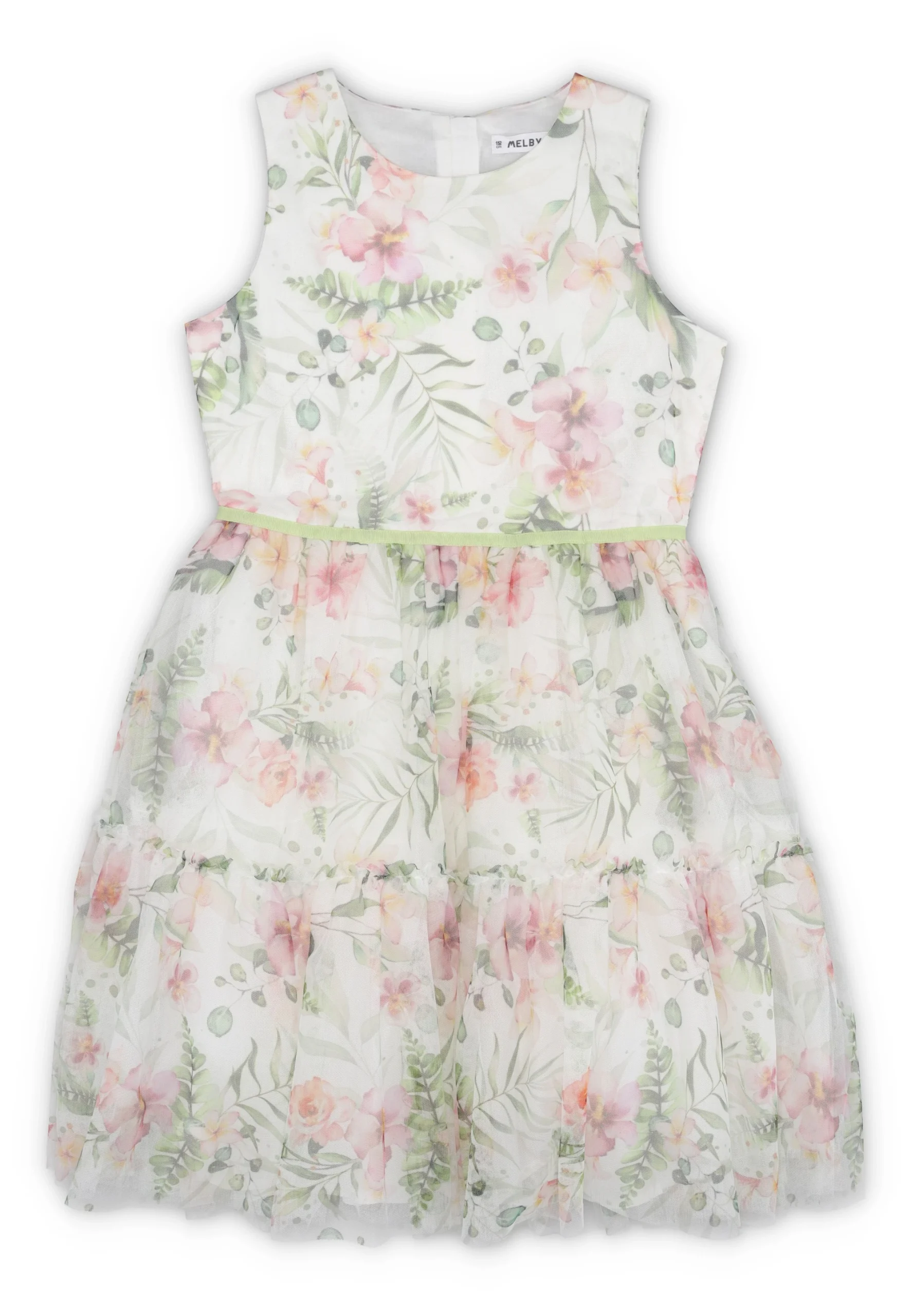 Abito in tulle floreale Melby ragazza art.65A6495