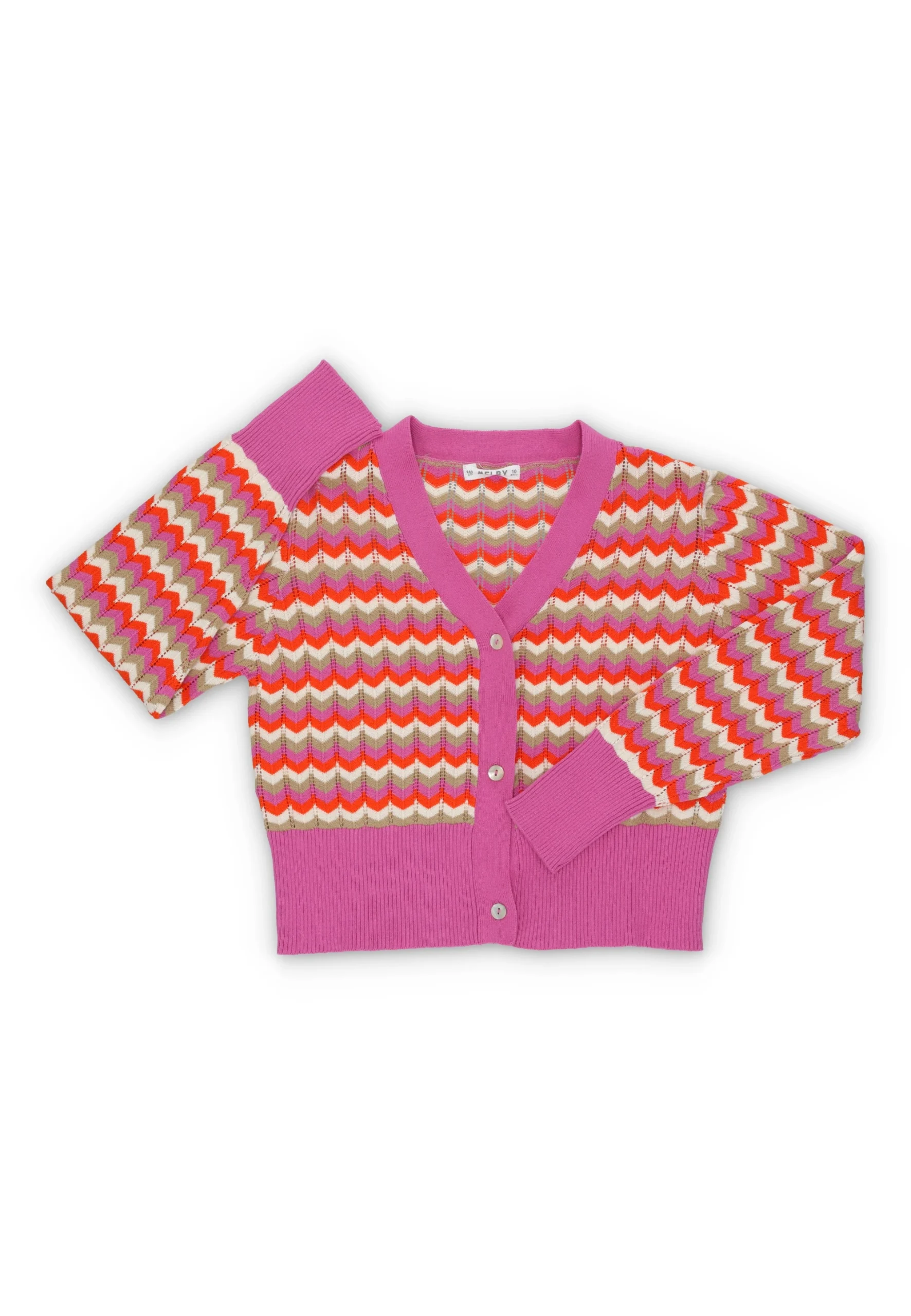 Cardigan Melby multicolor ragazza art. 65B7435