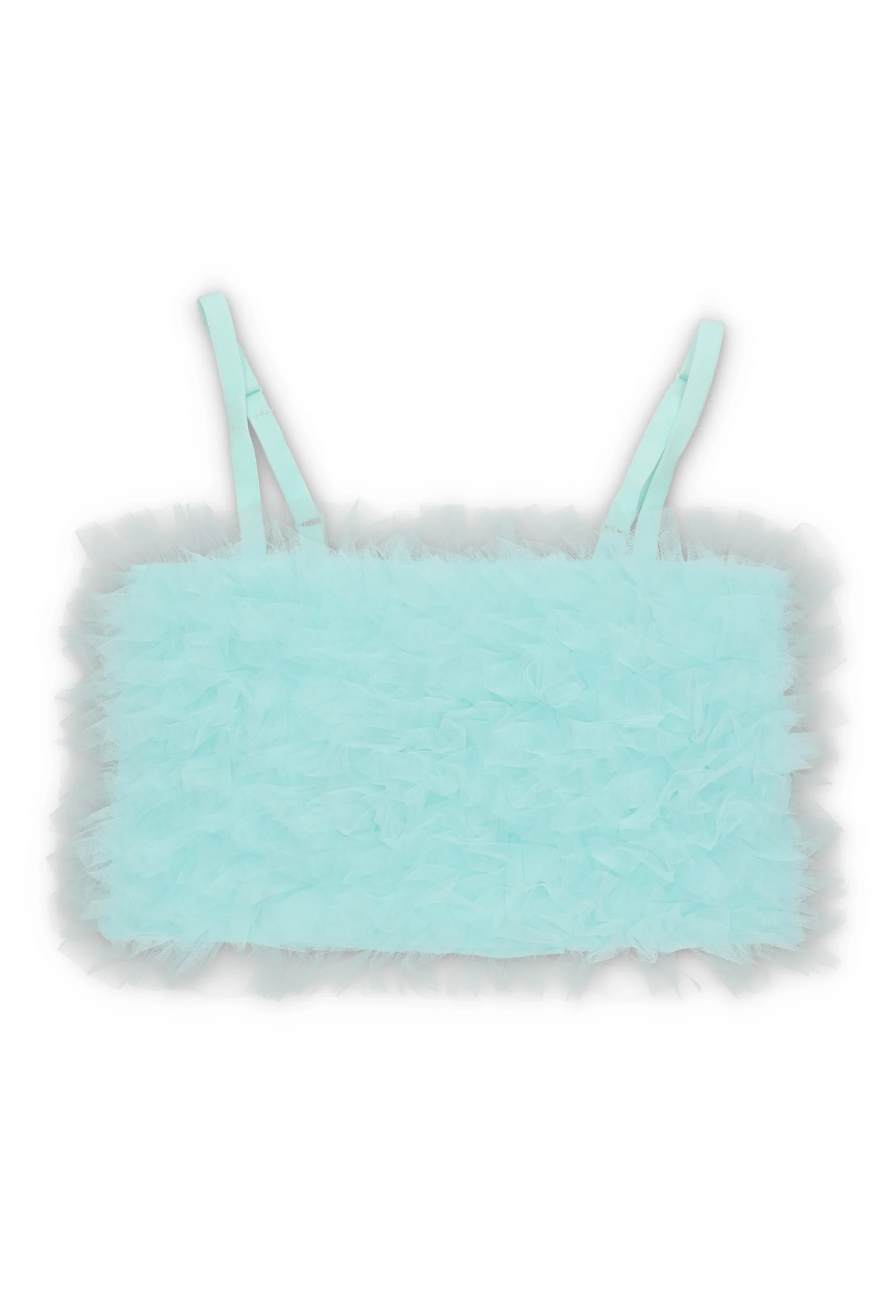 Top con tulle drappeggiato Melby ragazza art.65E6295