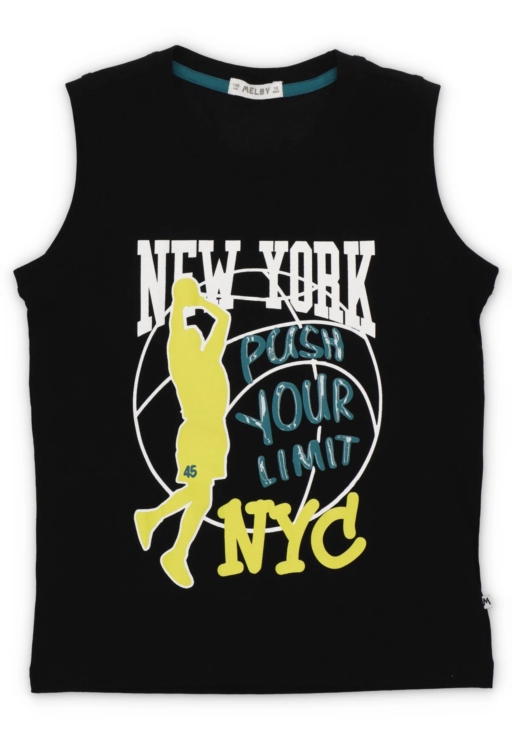 Canotta Melby con stampa New York ragazzo