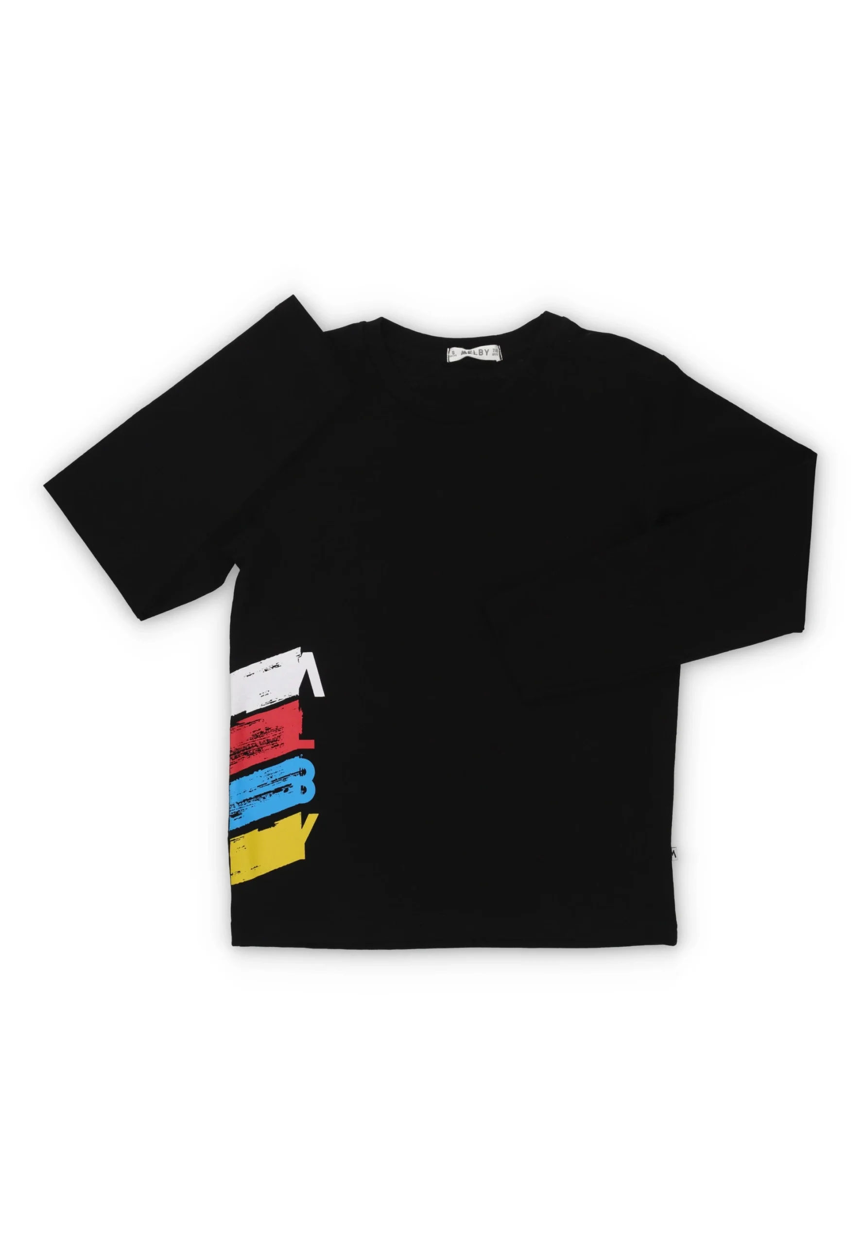 Maglia in jersey Melby ragazzo con logo laterale