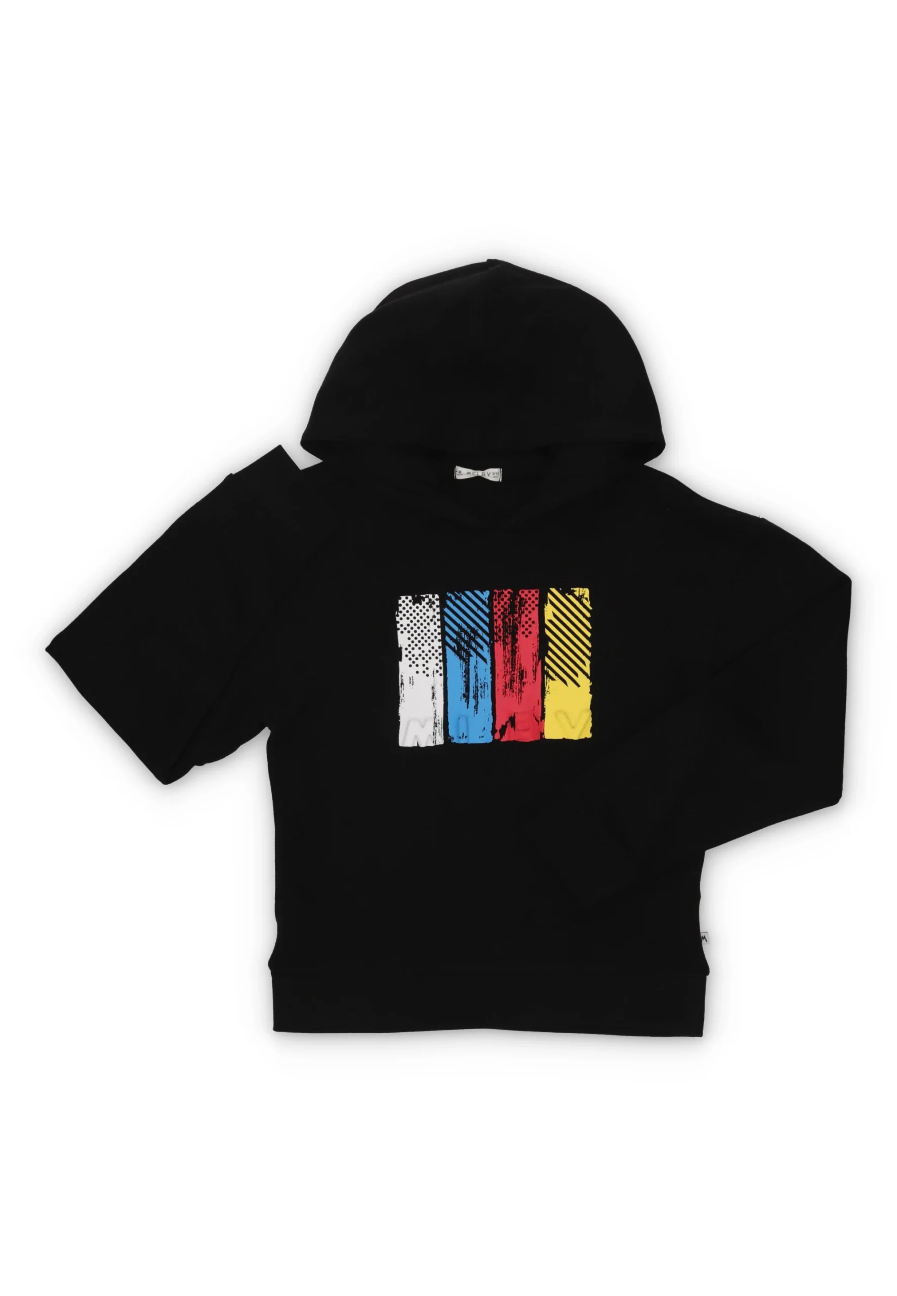 Felpa ragazzo con stampa frontale multicolor Melby