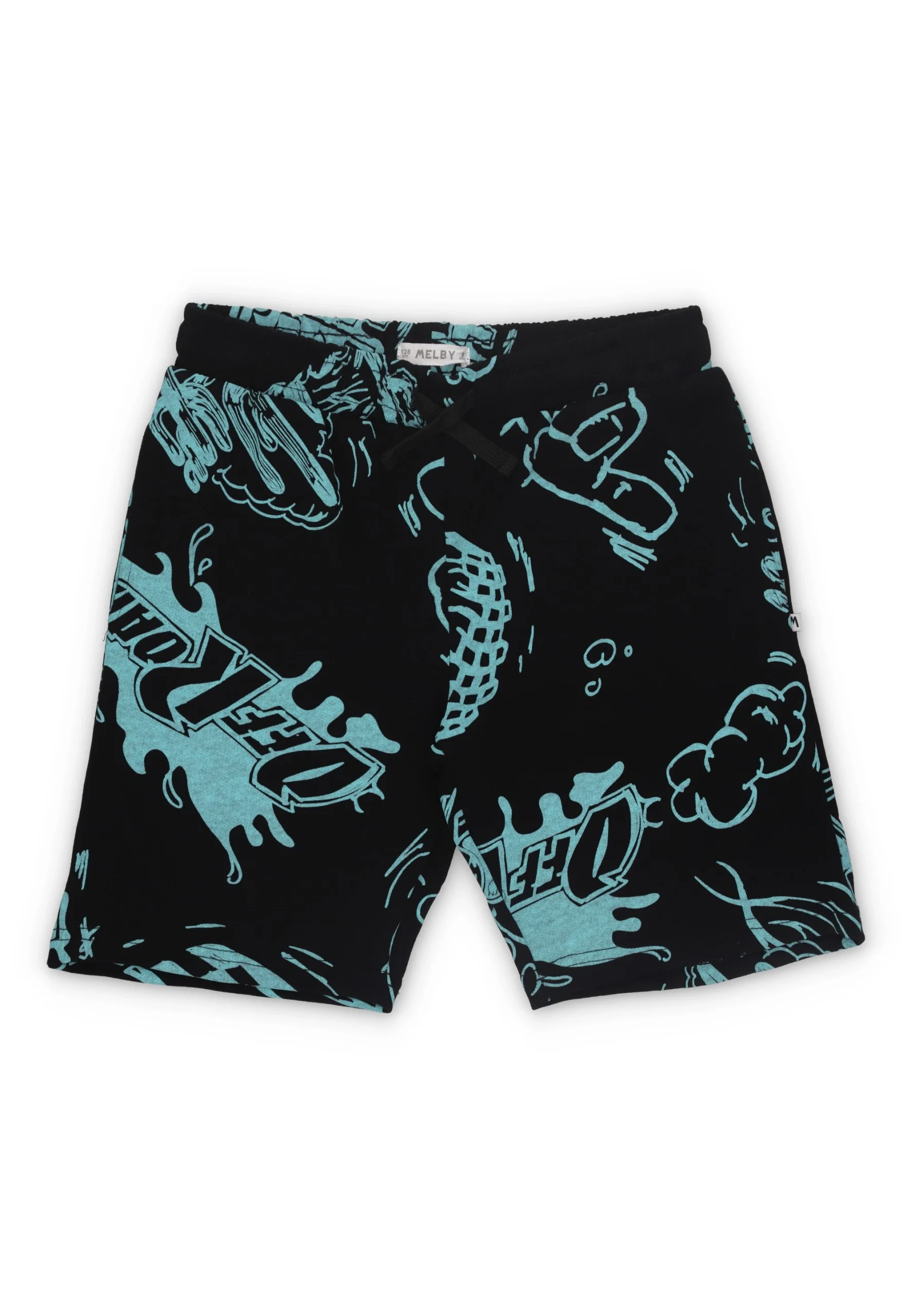 Bermuda ragazzo Melby con disegni a contrasto