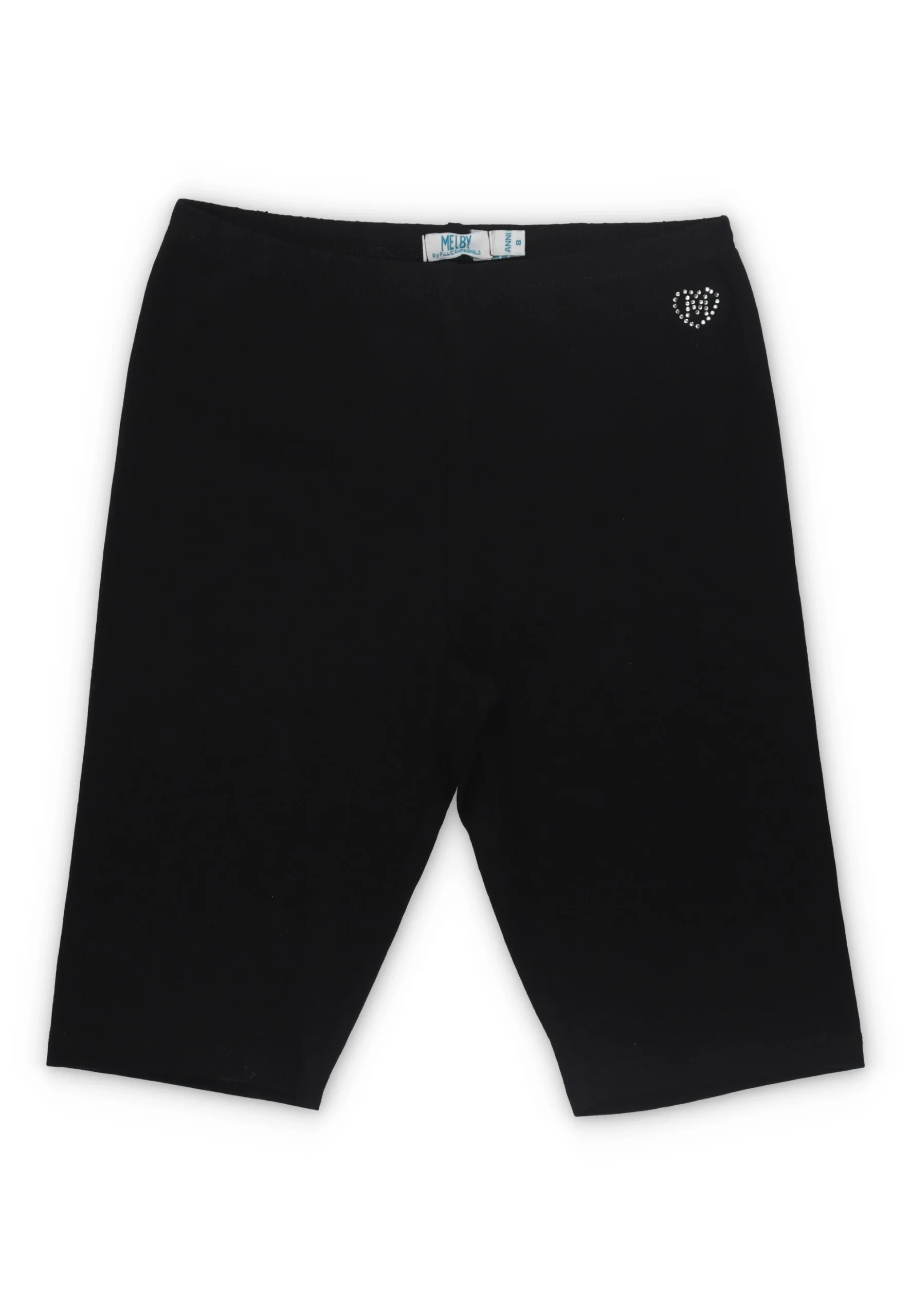 Leggings Melby ragazza in jersey con strass