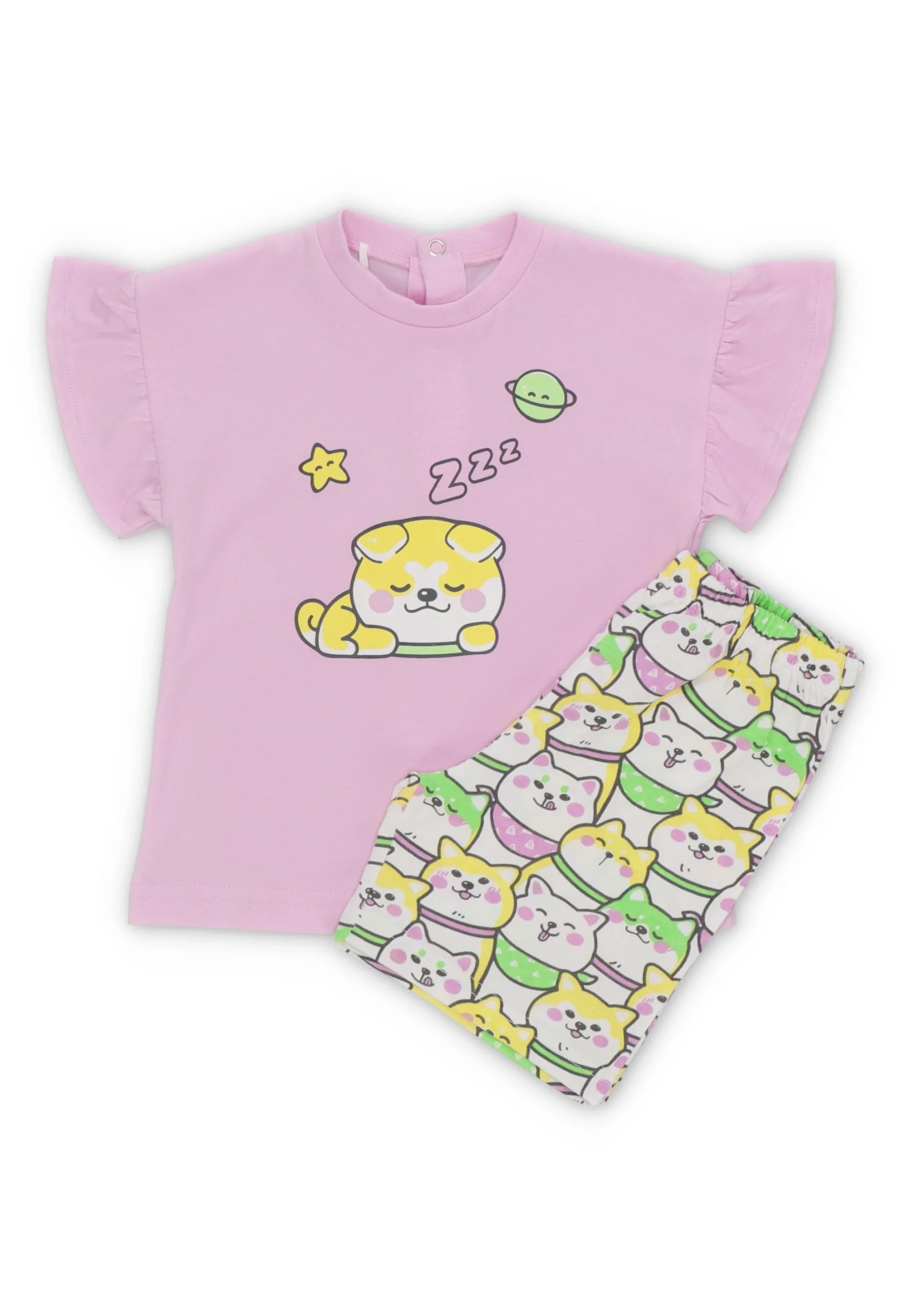 Pigiama Melby baby con gattino addormentato