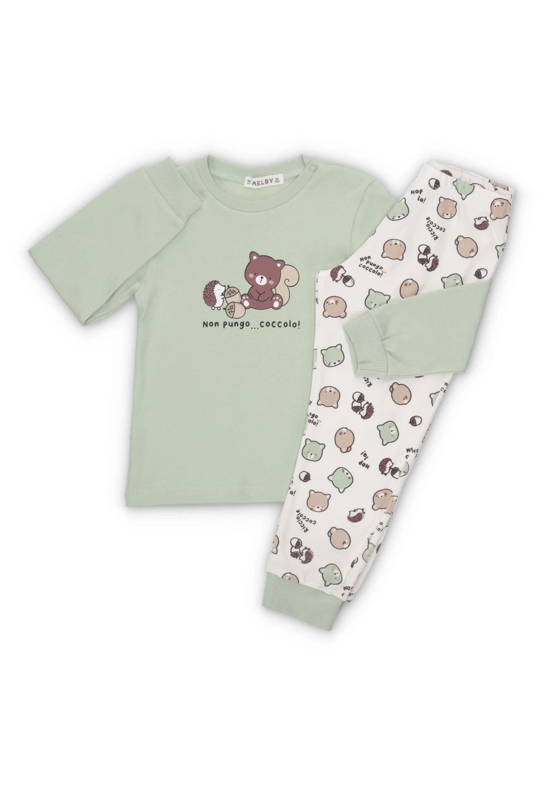 Pigiama baby Melby art.84W0050 con animaletti