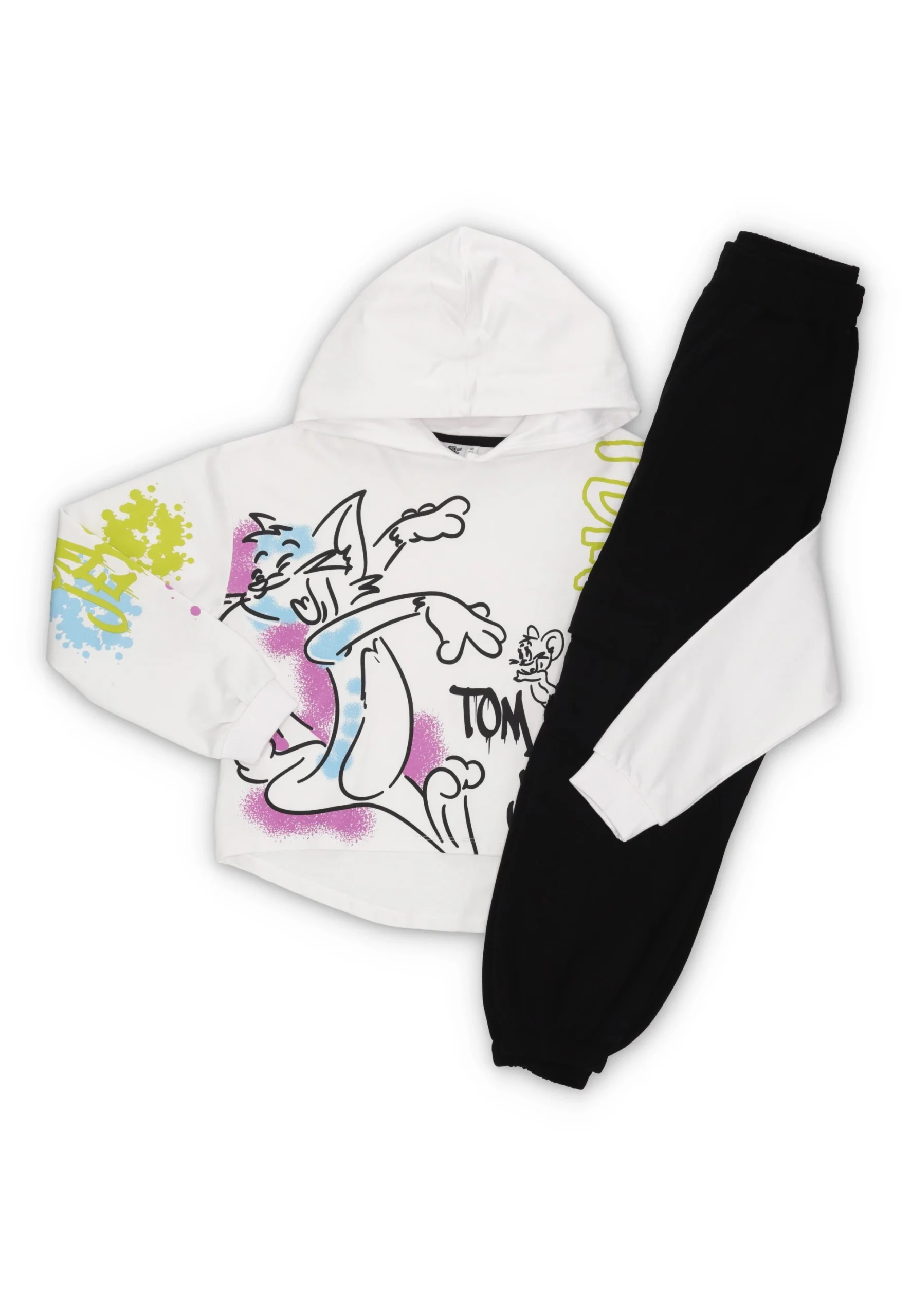 Tuta con stampa Tom e Jerry Melby bimba