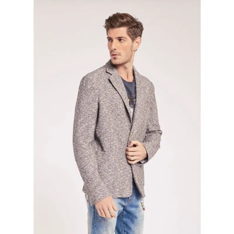 Blazer in maglia melange