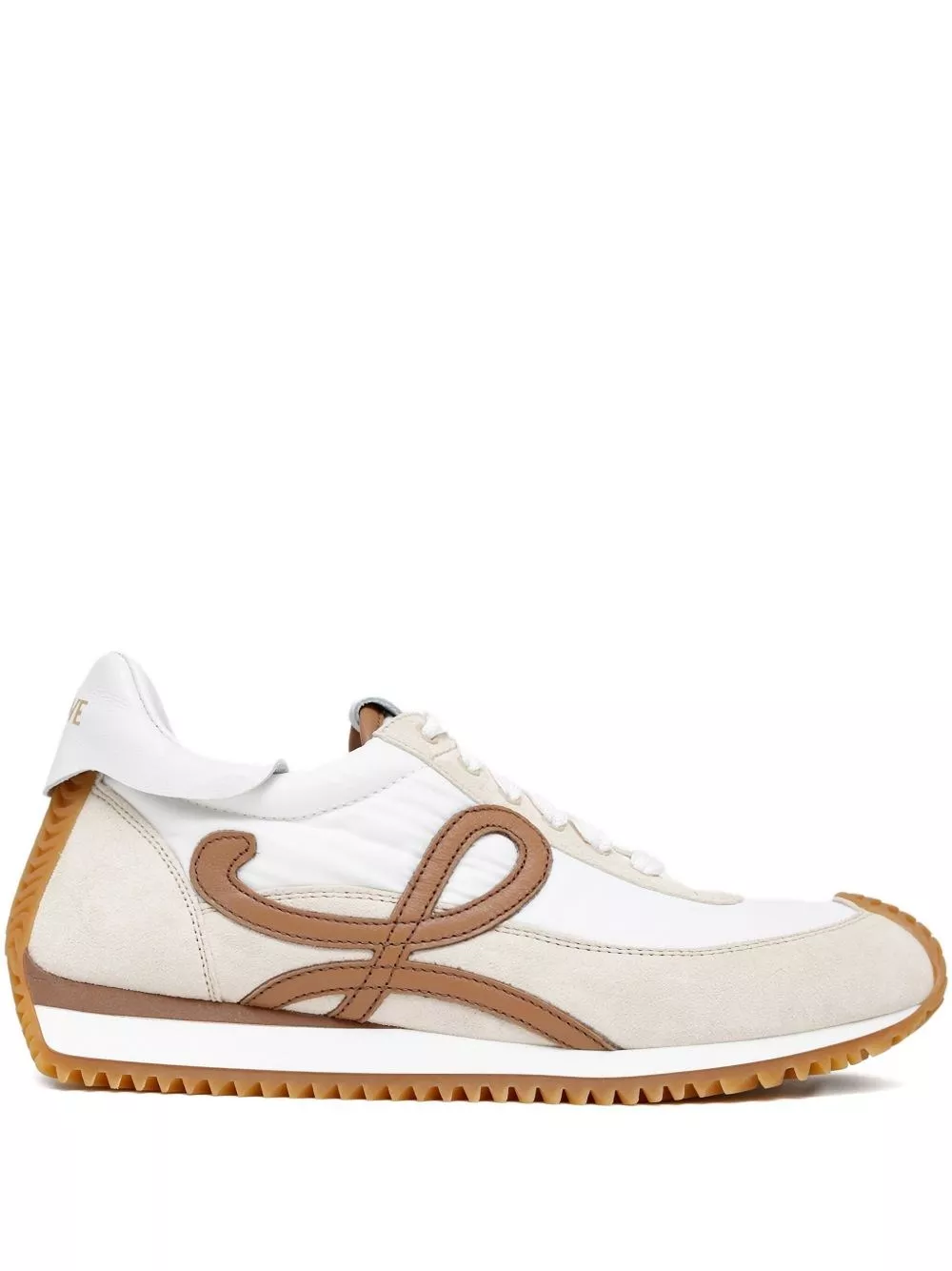 Sneaker flow runner in nylon e suede di Loewe