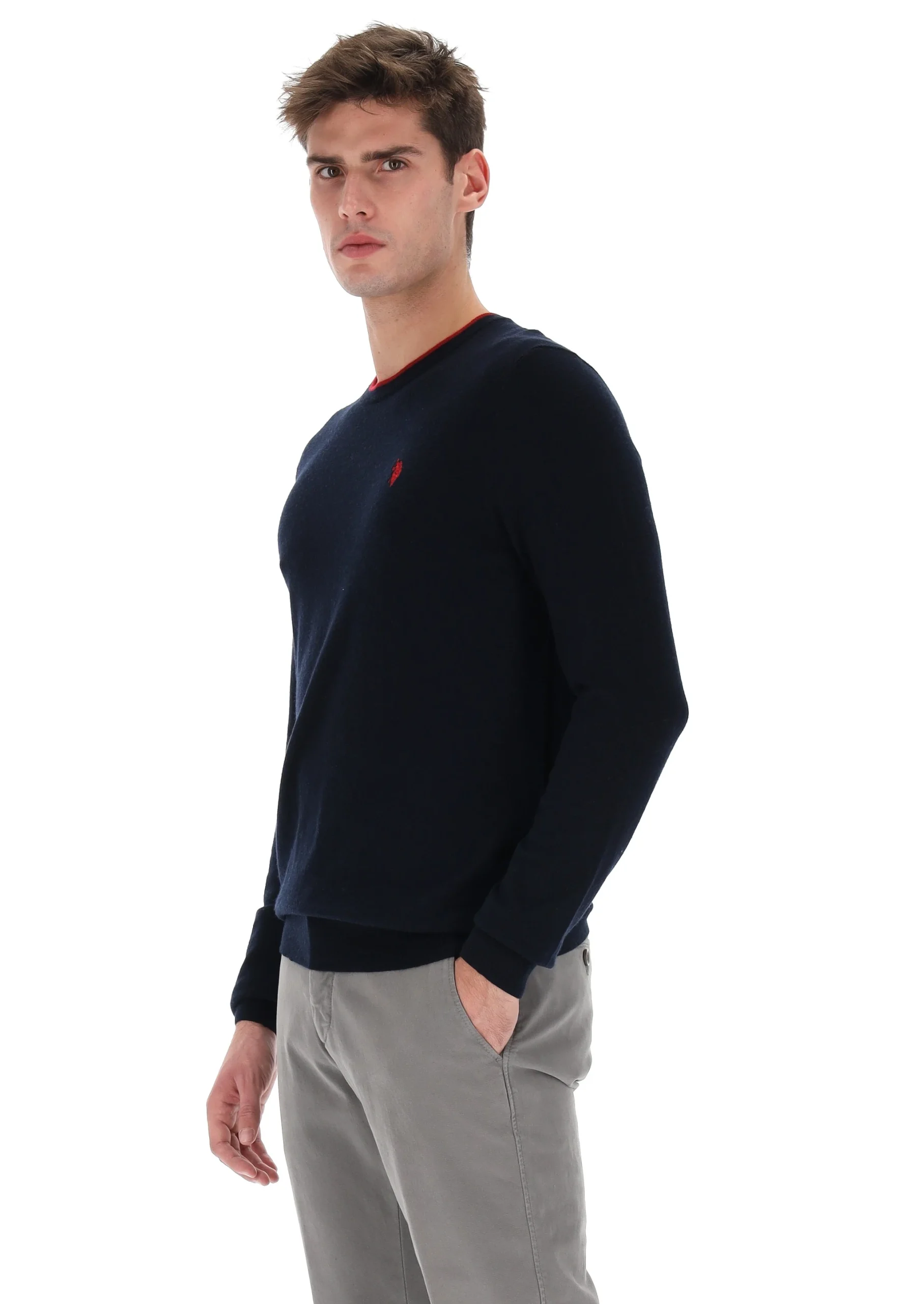 Maglioncino girocollo U.S. Polo Assn. basic uomo