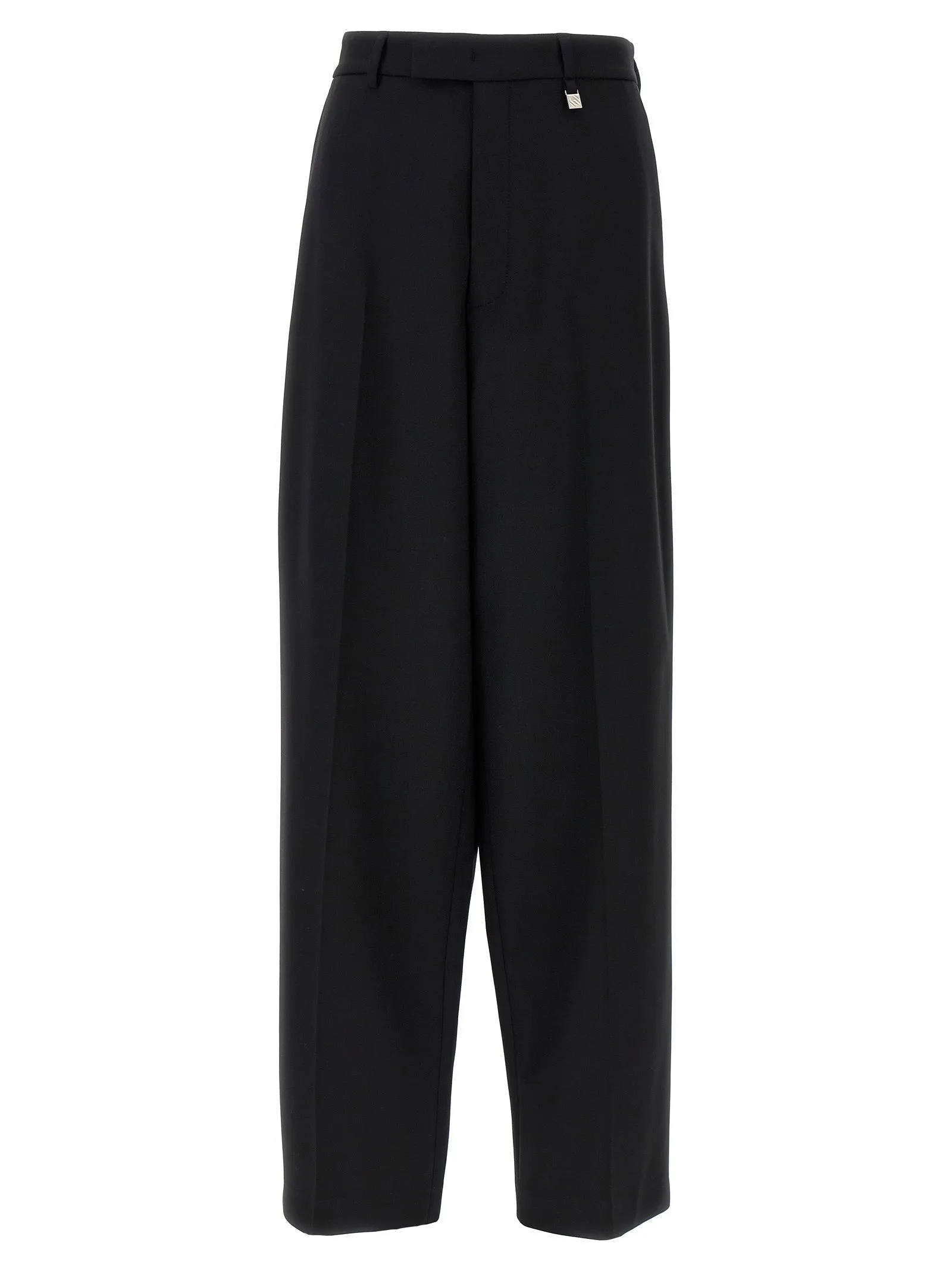 Wool Pantaloni Nero