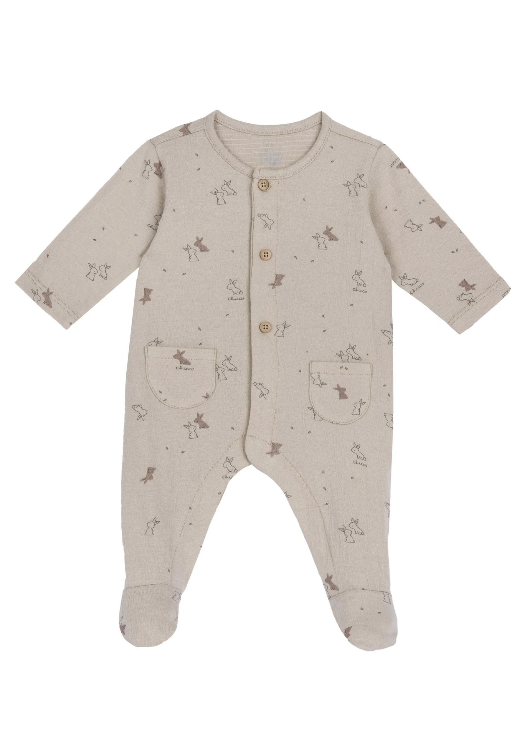 Tutina in cotone fantasia coniglietti Chicco