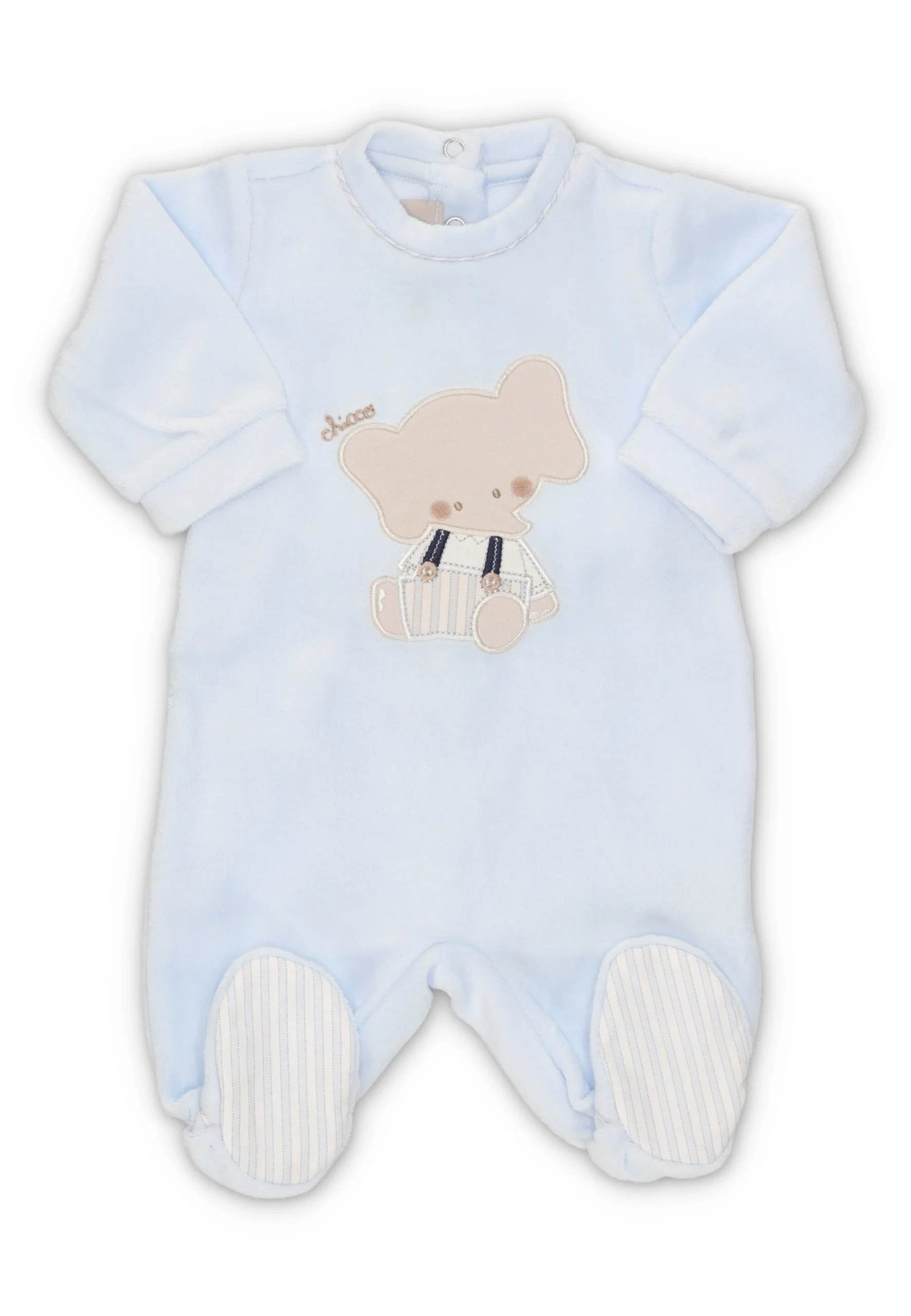 Tutina Chicco in ciniglia con patch elefante art. 9027220