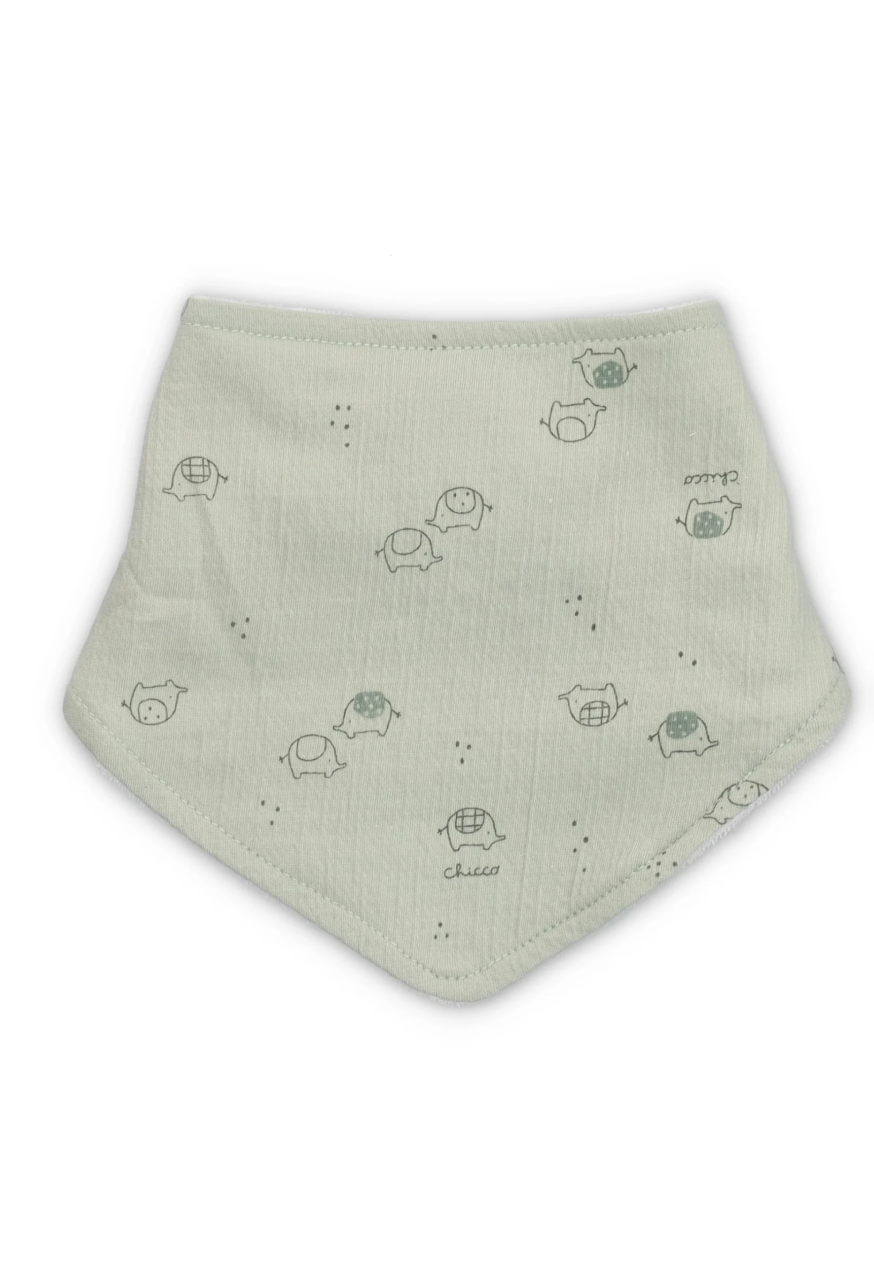 Bavaglino triangolare Chicco con stampa art.9032995