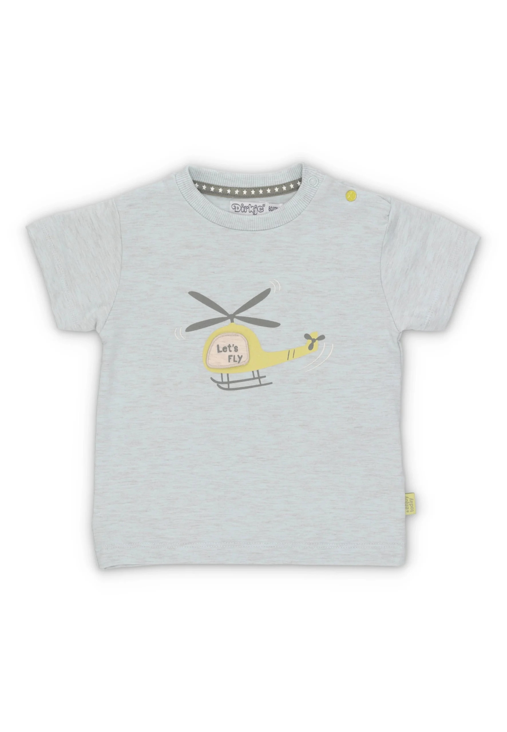 T-shirt manica corta con stampa interattiva elicottero Dirkje