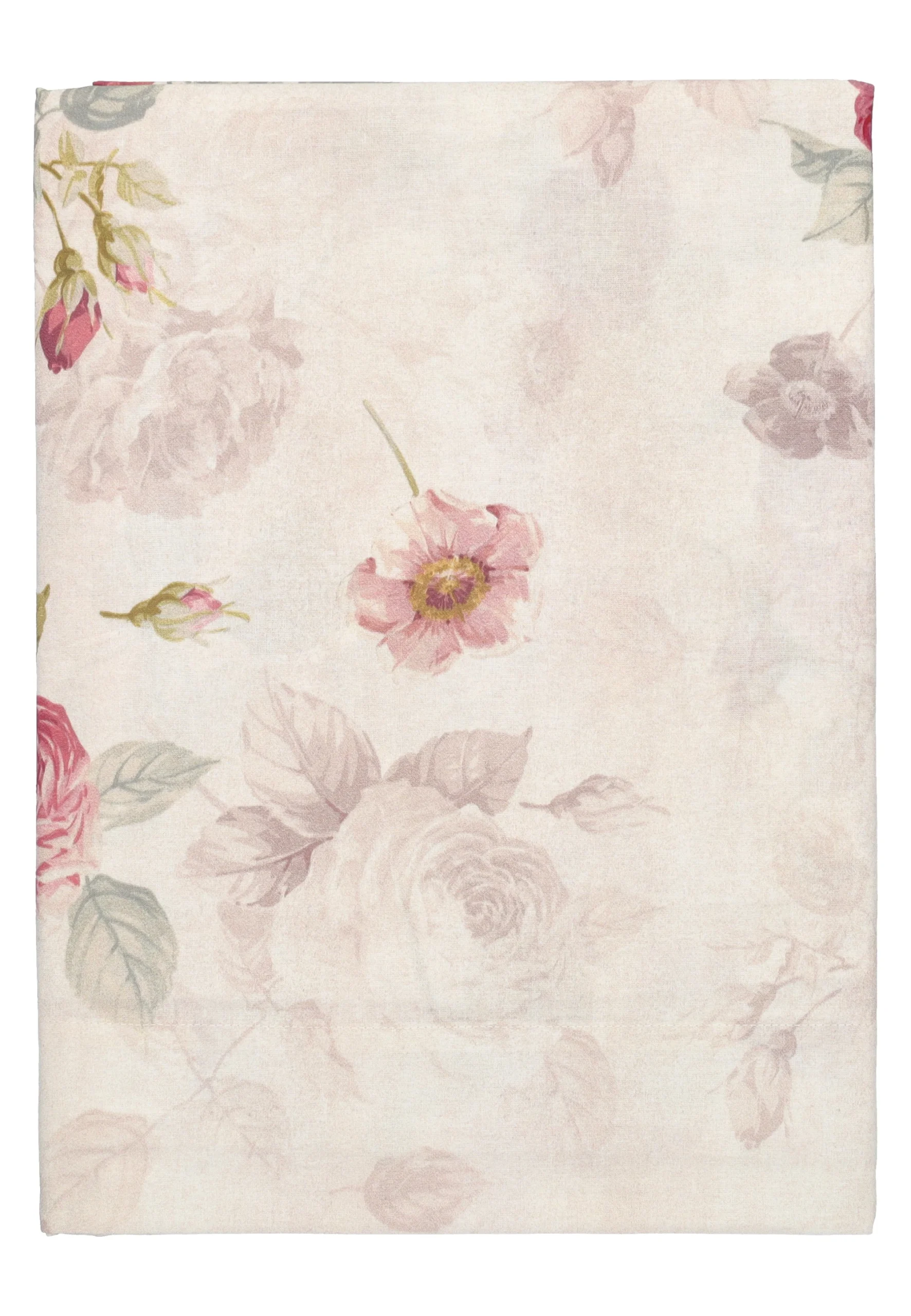 Completo lenzuolo 2p Caleffi mod. Eden Rose floreale