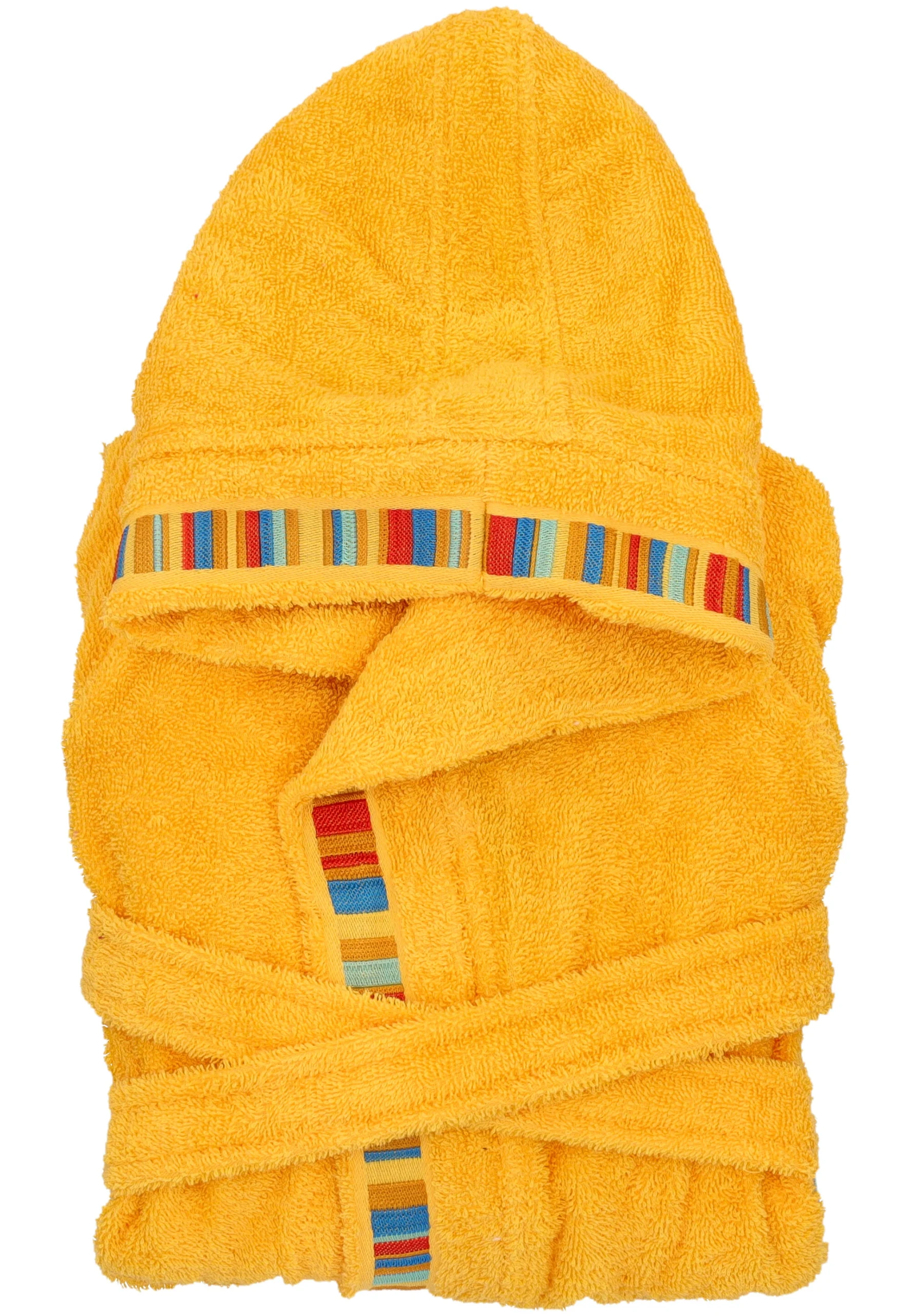 Accappatoio bambino Caleffi mod. Yupi con bordo ricamato