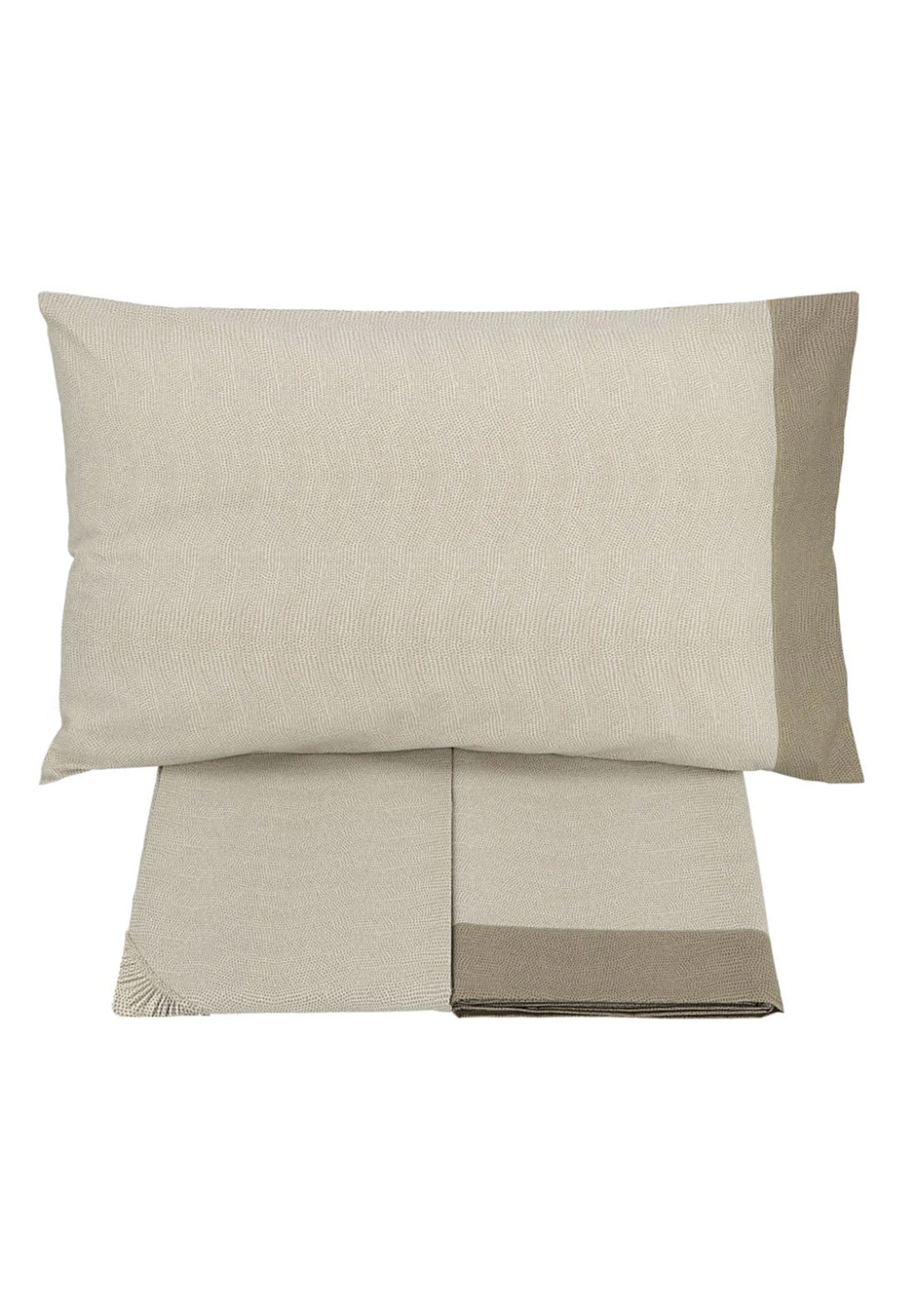 Completo lenzuolo Gabel mod. Chromo 1,5p con balza a contrasto