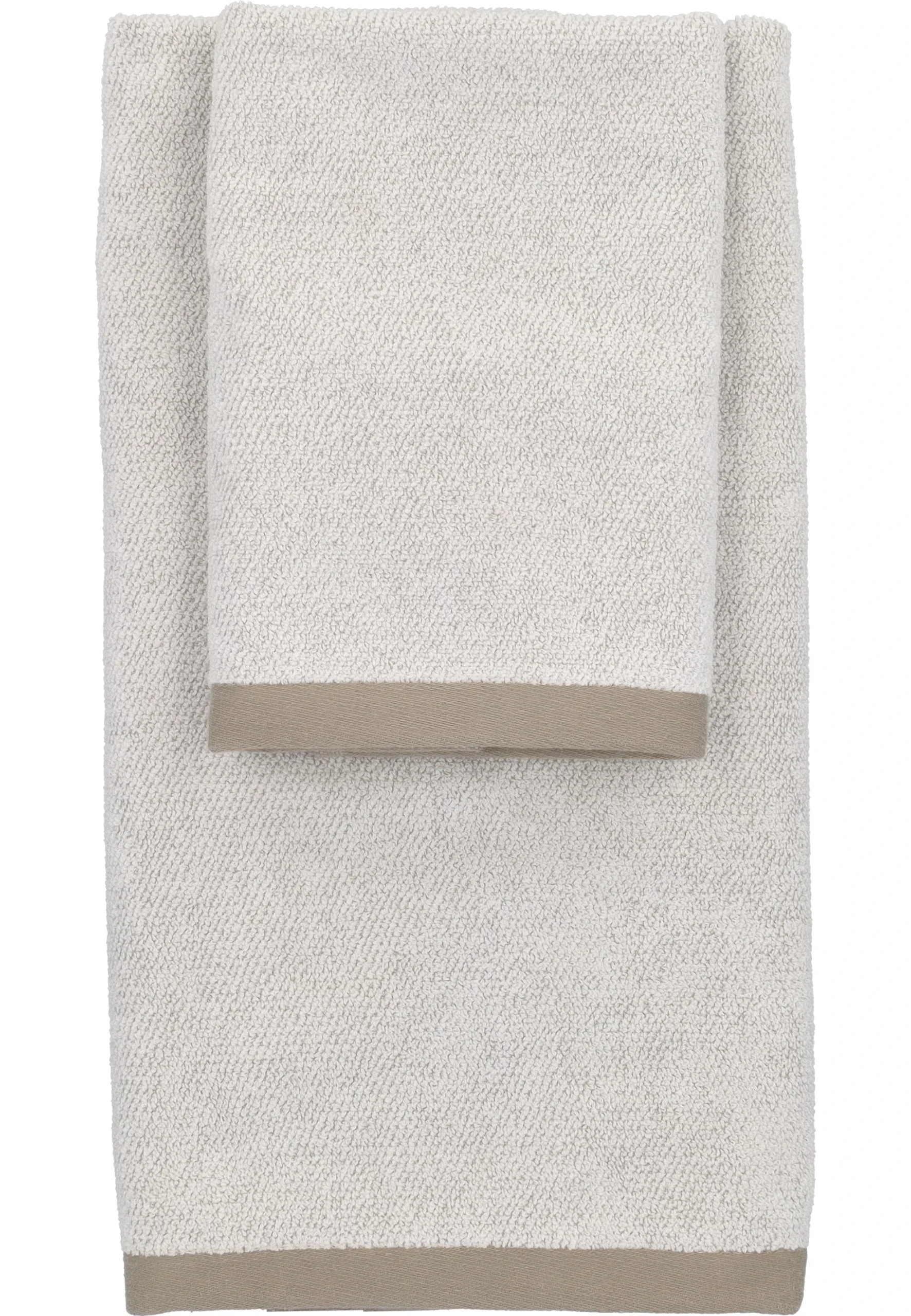 Set viso e ospite Gabel Naturae mod. Perla con profili a contrasto