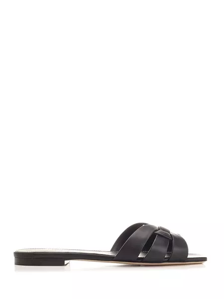 Saint Laurent Donna Sandali "nu pieds tribute" in pelle