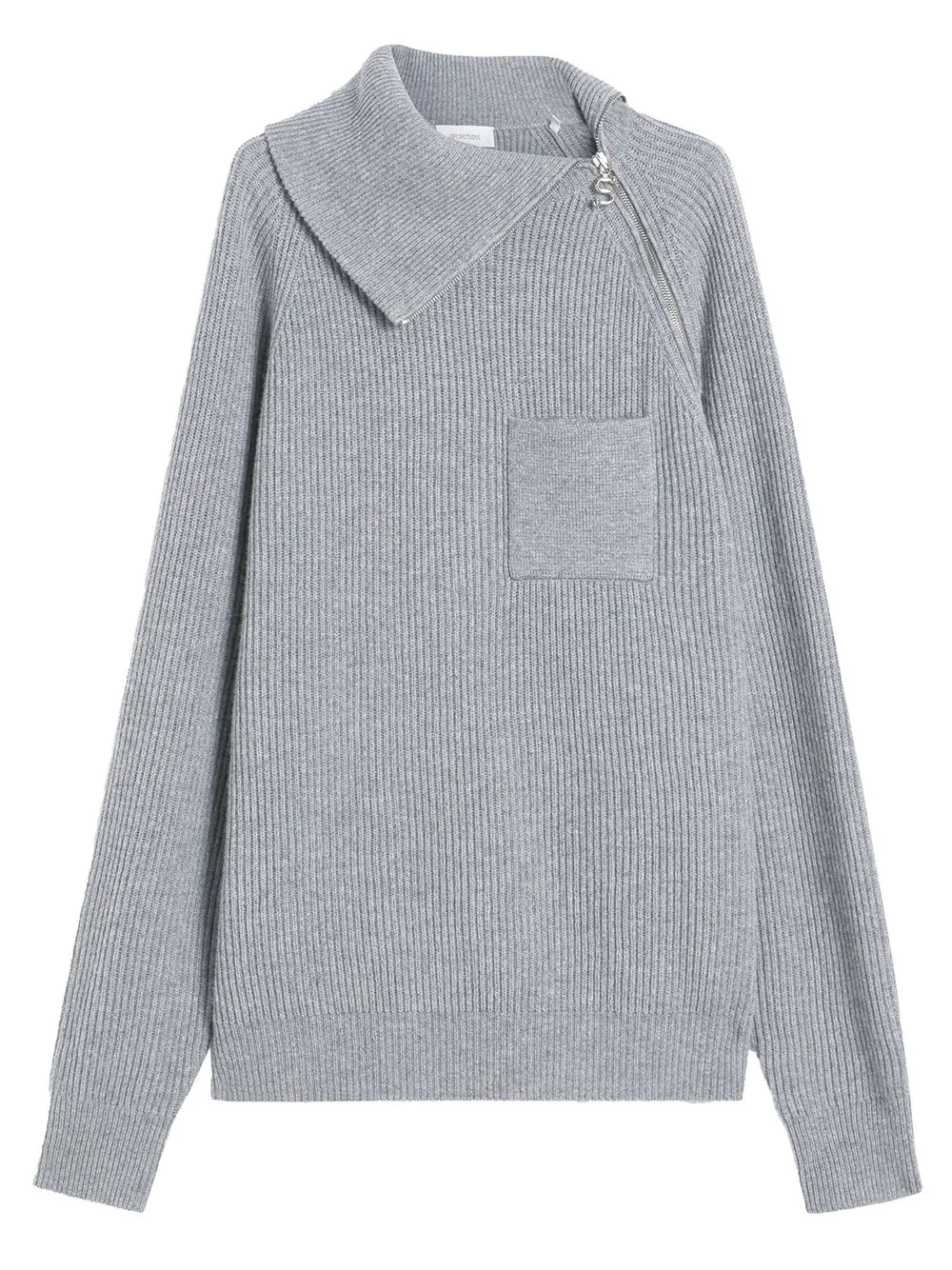 MAGLIA IN MISTO CASHMERE CON ZIP