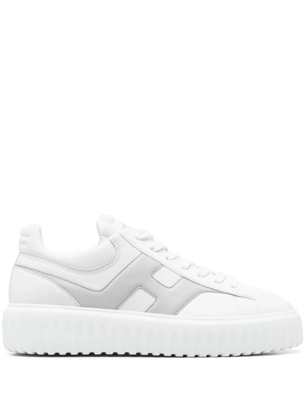 SNEAKERS H-STRIPES IN PELLE BICOLORE