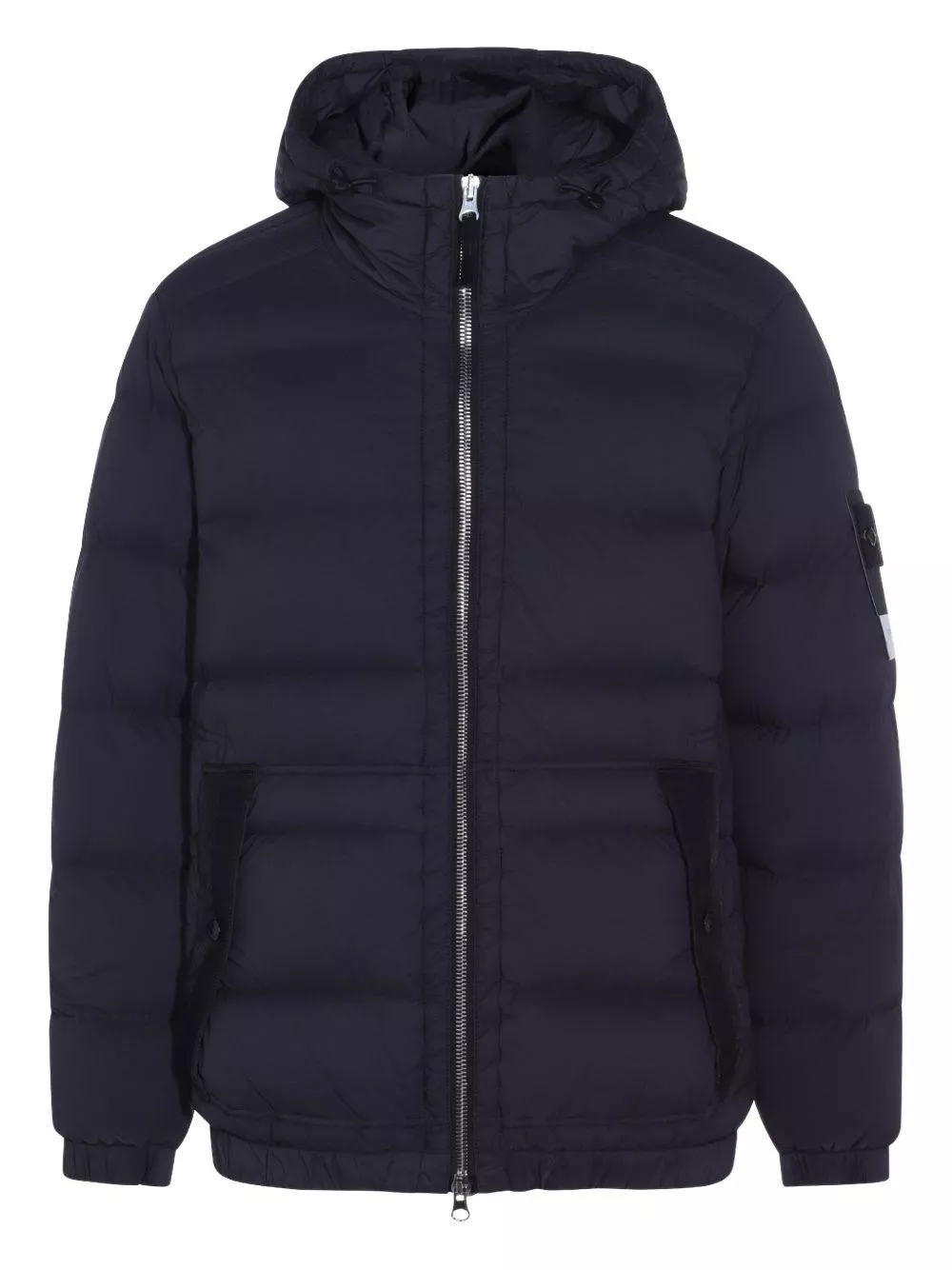 Piumino corto con cappuccio di Stone island