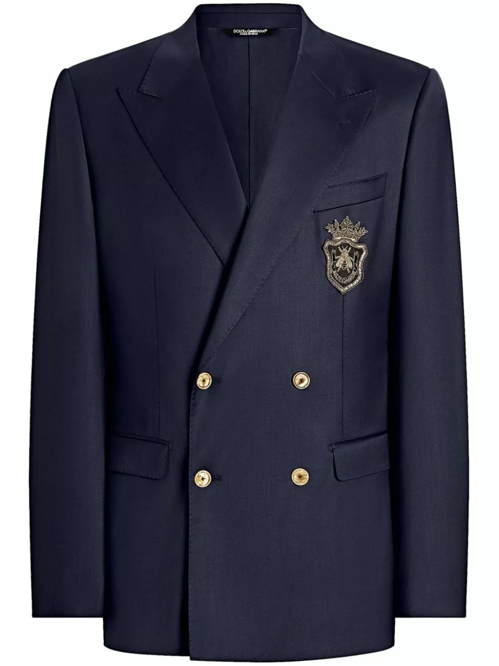 Blazer con applicazione logo di Dolce & gabbana