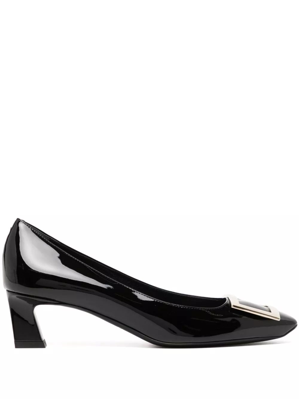 Decolleté trompette in vernice di Roger vivier