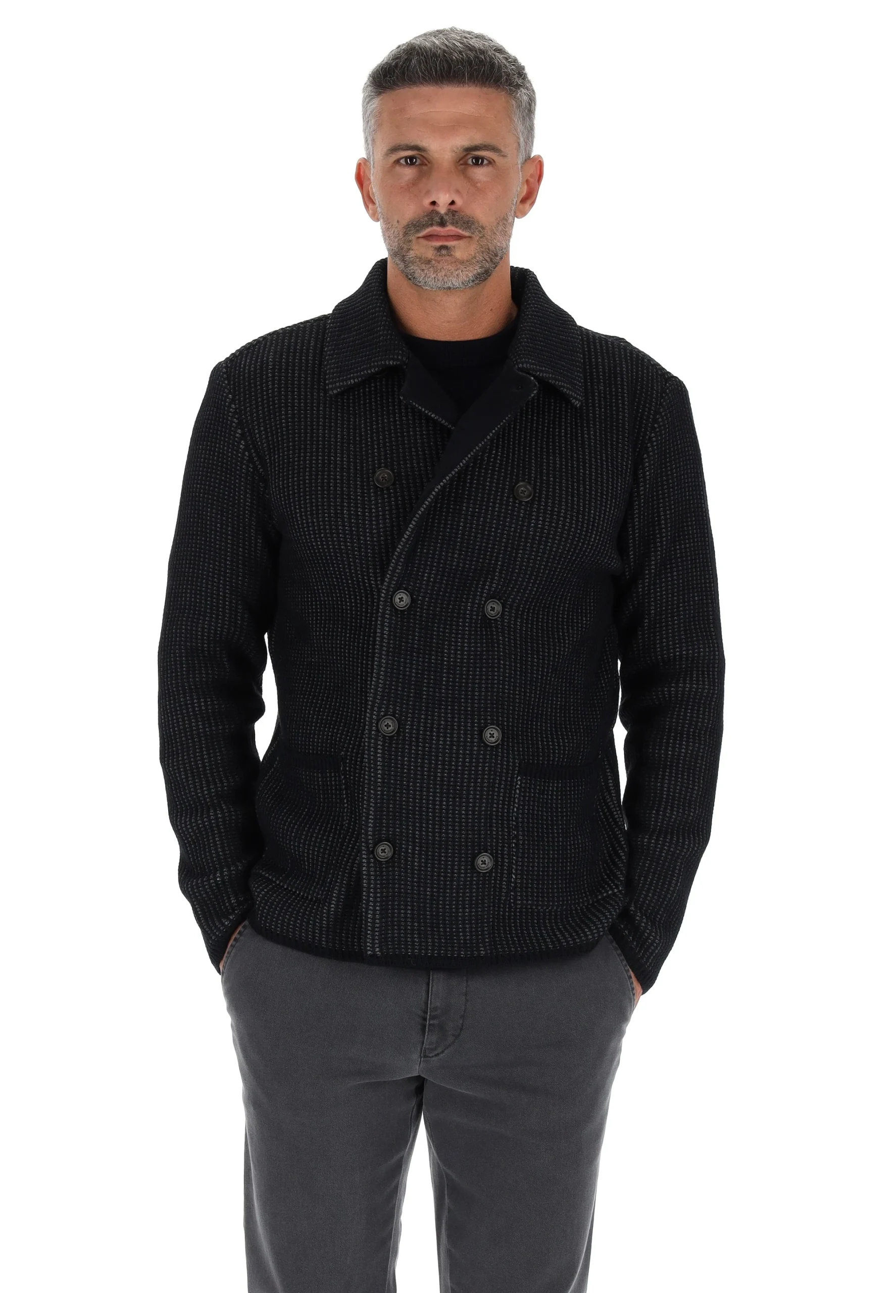 Cardigan lavorato Manuel Ritz uomo M593860