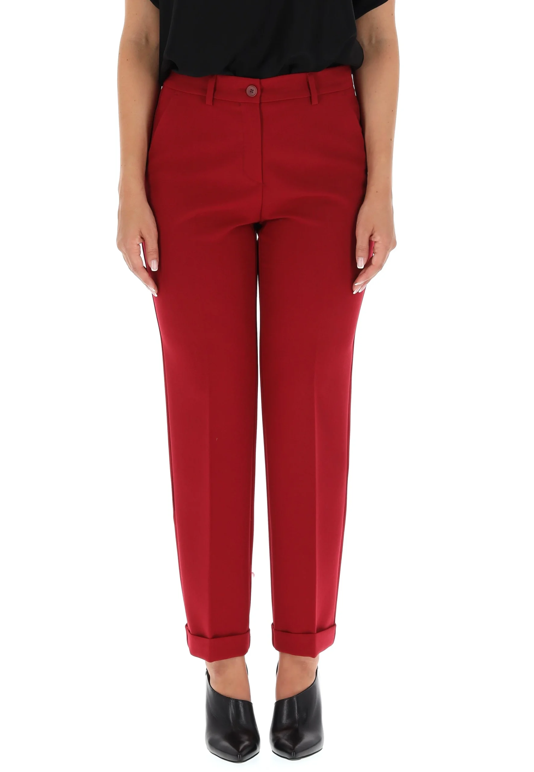 Pantalone a gamba dritta con risvolti Vivace art. P43665GONZAGA