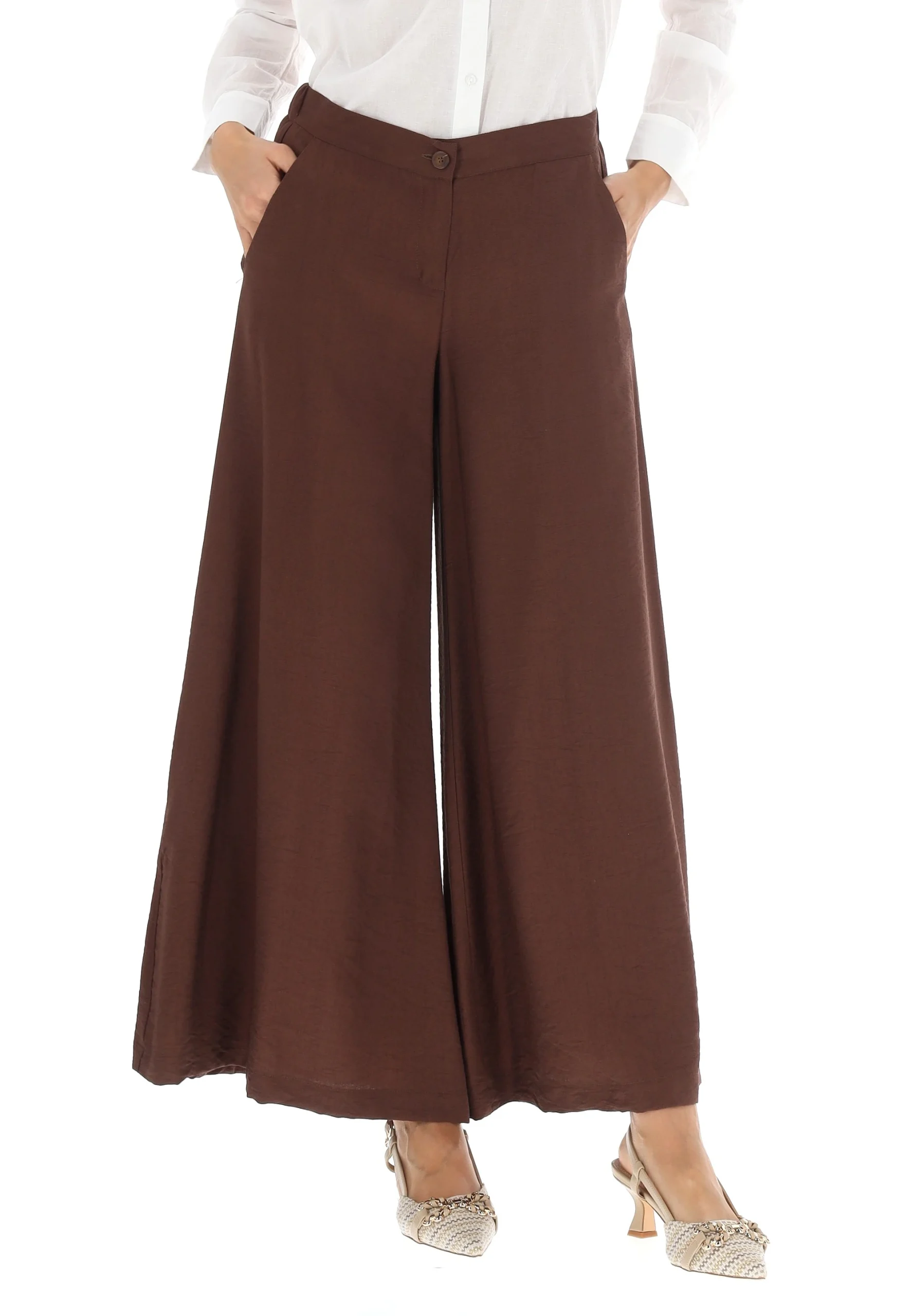 Pantalone ampio goffrato Vivace donna