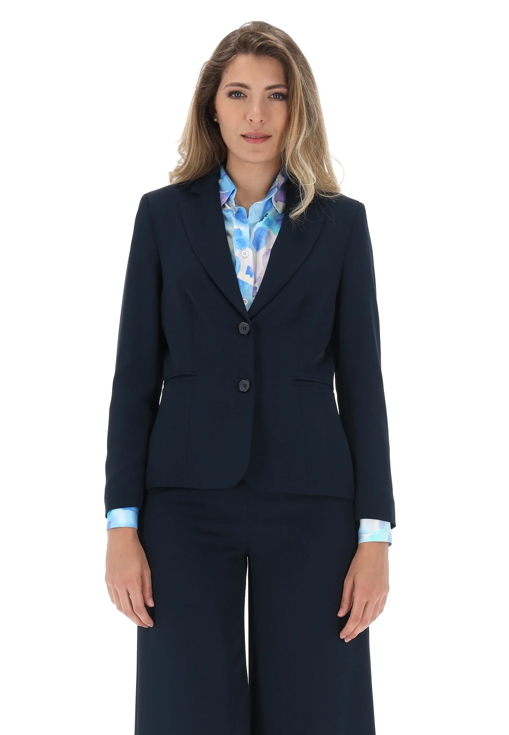 Blazer fluido in tinta unita Vivace