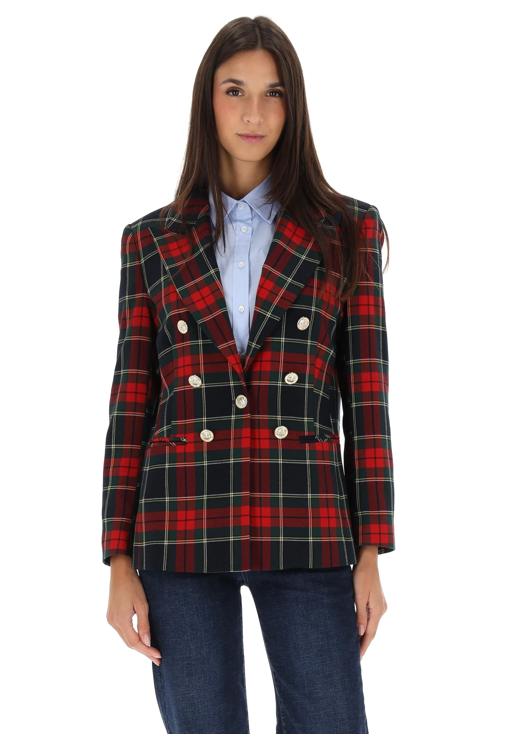 Blazer Vivace fantasia tartan donna