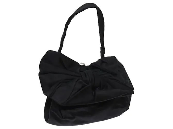 VALENTINO Borsa A Mano Velour Nera Auth bs9252 Nero