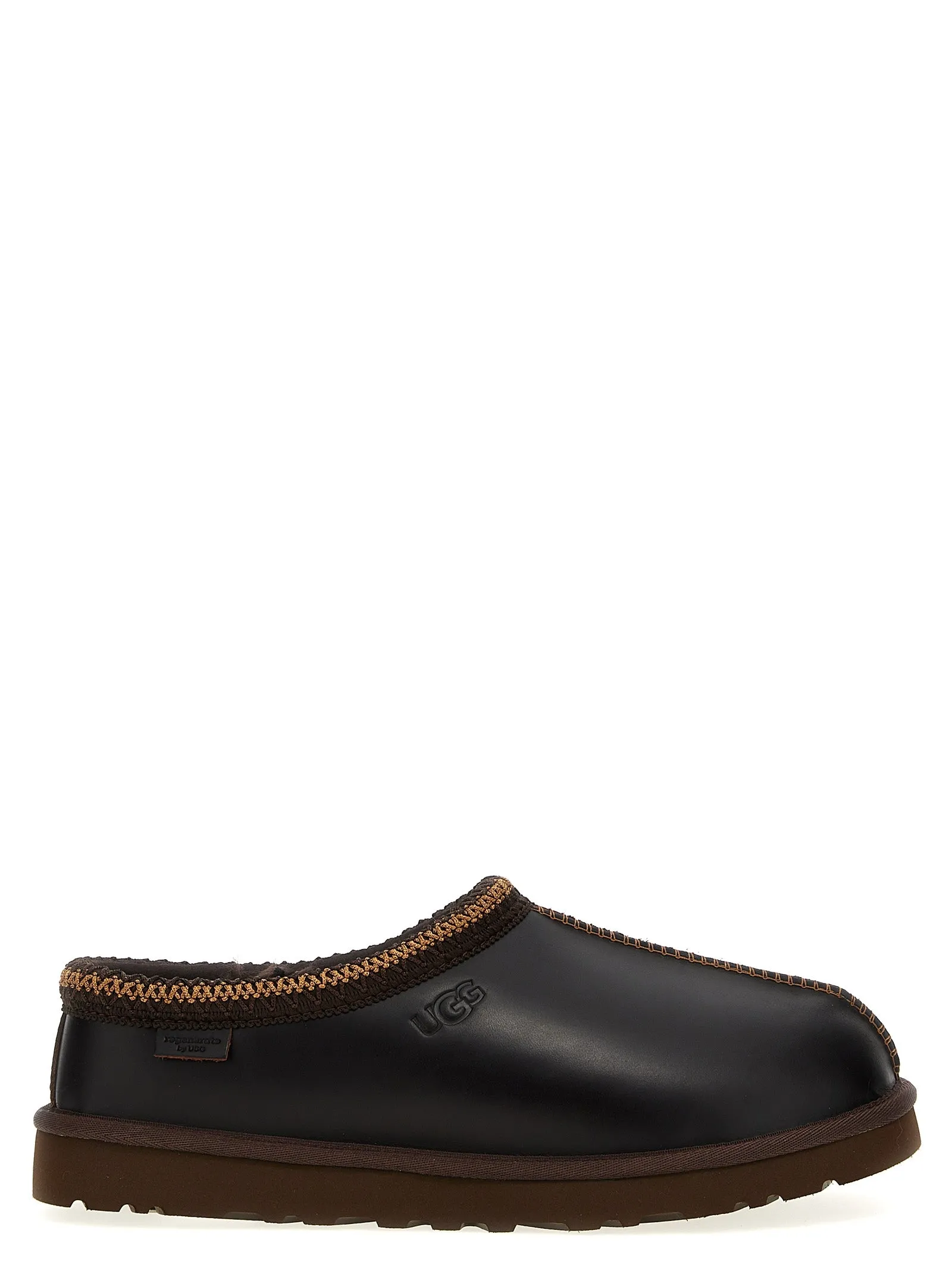Tasman Leather Regenerate Flat Shoes Marrone