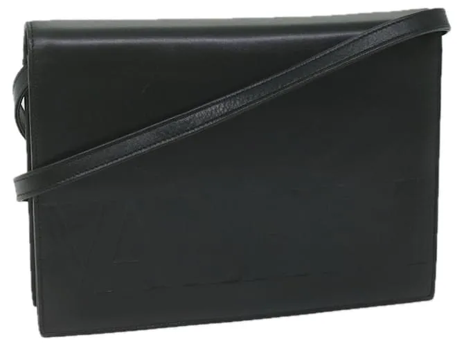 VALENTINO Borsa A Spalla Pelle Nera Auth ar11205 Nero