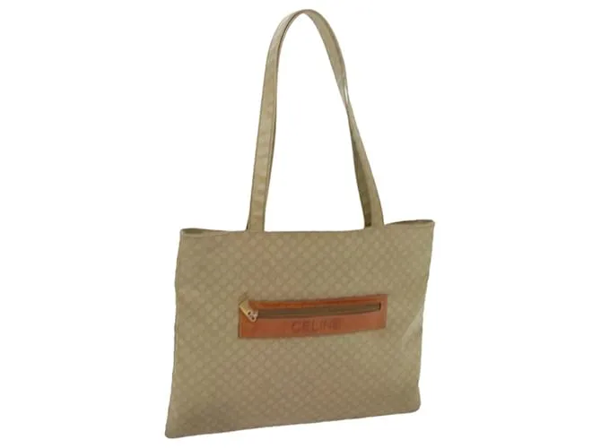Céline CELINE Borsa tote in tela macadam Beige Auth bs12760