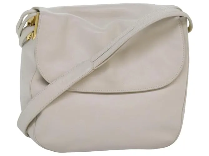 BALLY Borsa a Spalla in Pelle Bianca Auth 83312 Bianco