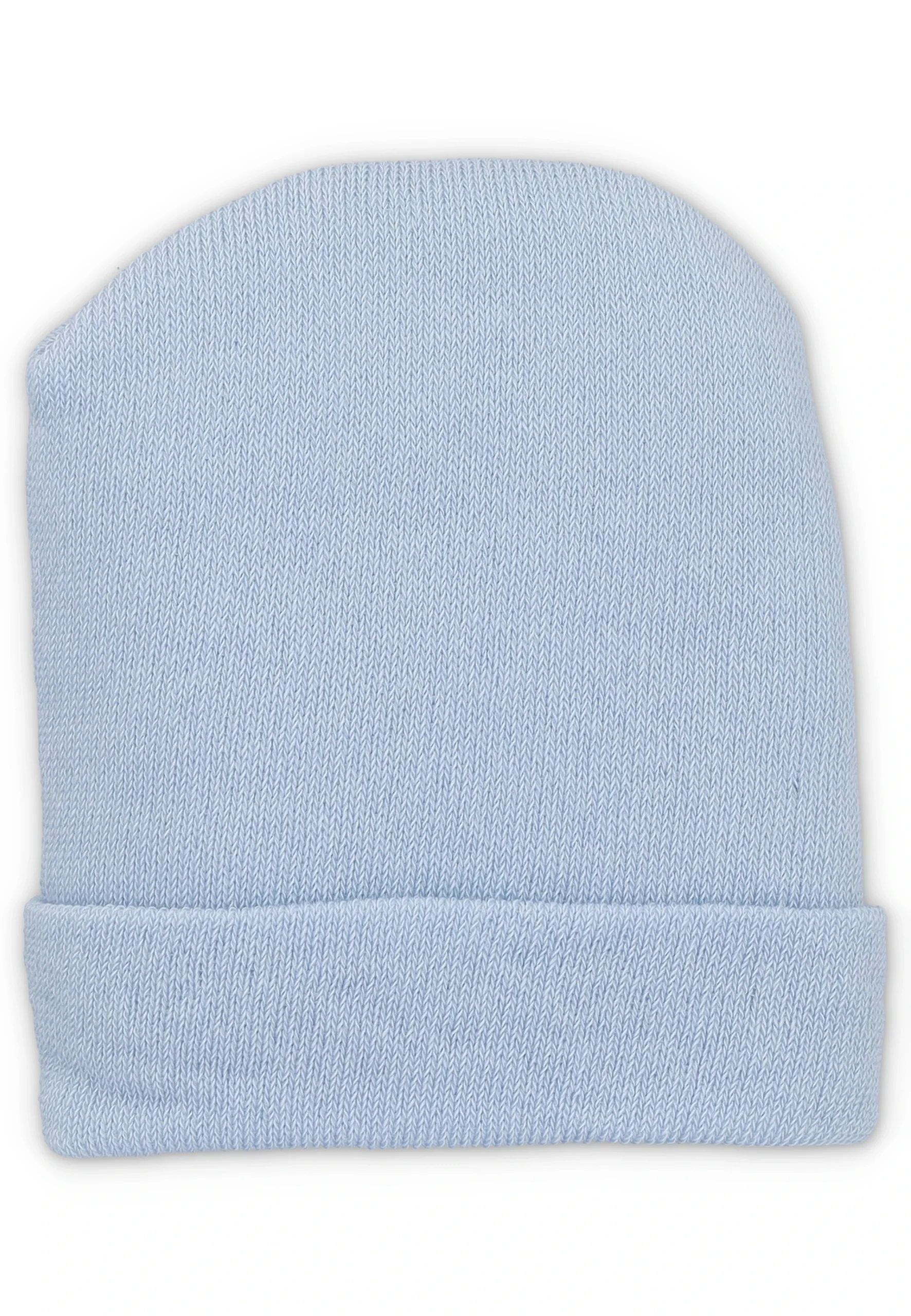 Berretto neonato Mafer in tinta unita con risvolto