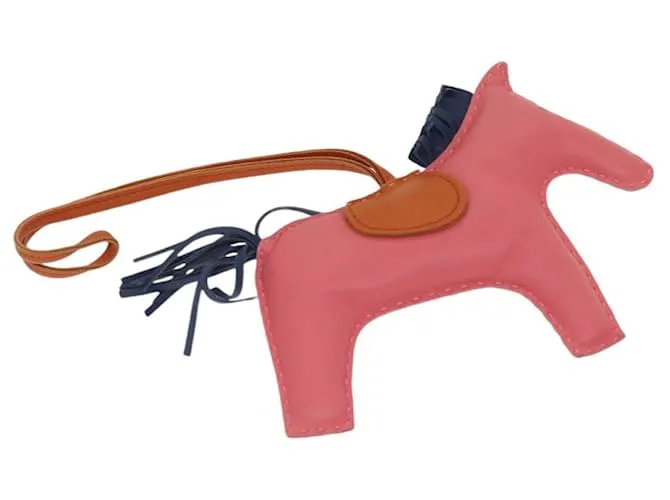 Hermès HERMES Rodeo Charm Pelle Rosa Auth 84092