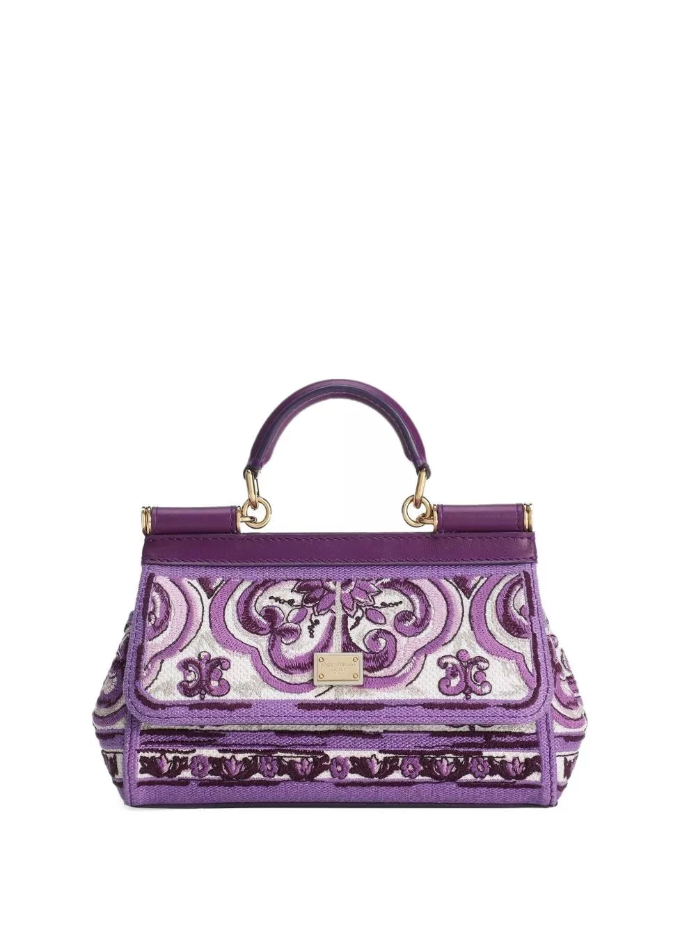 Borsa sicily piccola in pelle di Dolce & gabbana
