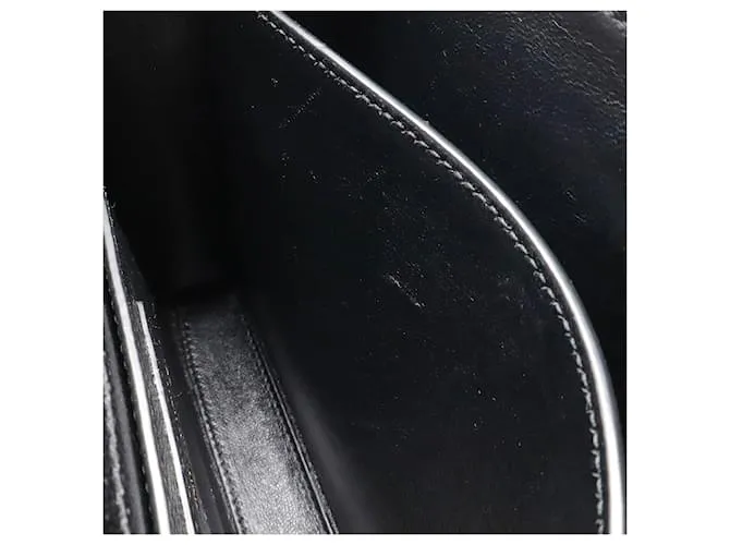 Yves Saint Laurent Borsa a mano in pelle Cassandra 2 in 1 Saint Laurent Paris 623930 Nero