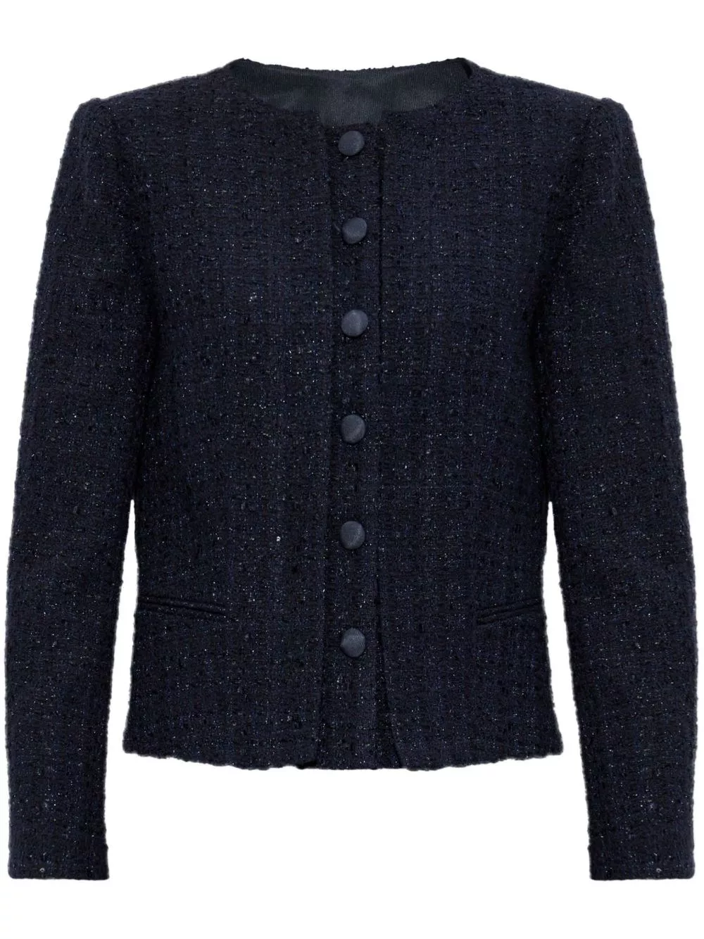 Blazer corto in tweed di Emporio armani