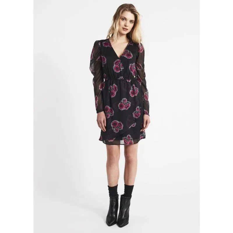 Abito con maniche drappeggiate