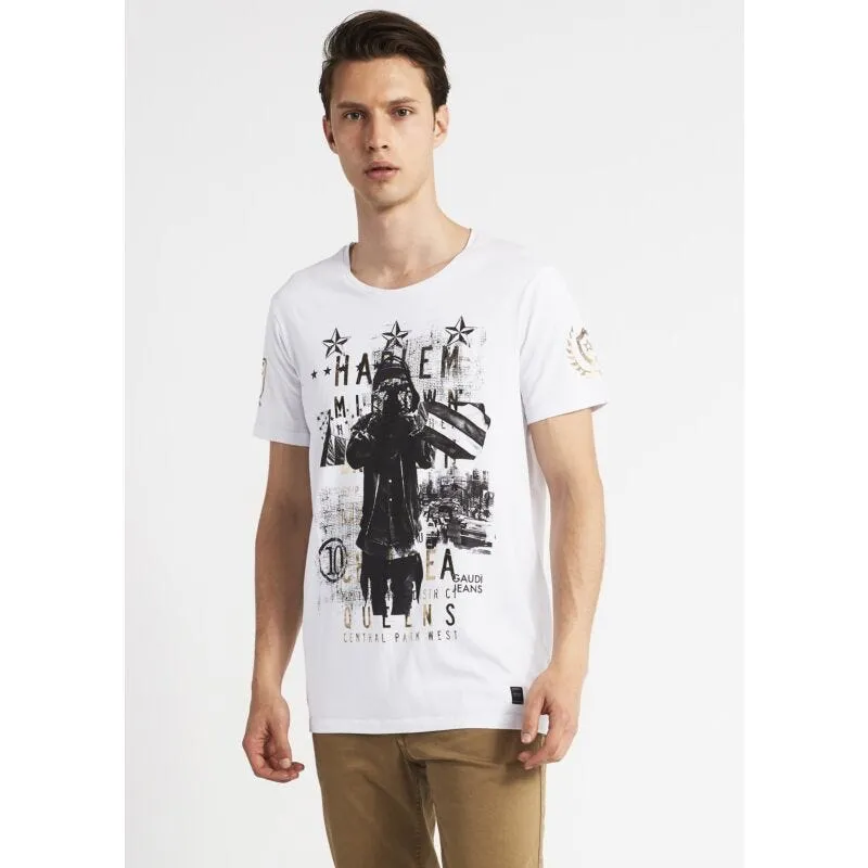 T-shirt girocollo stampata