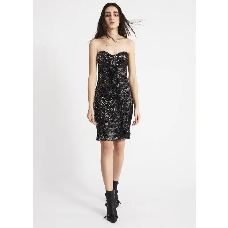 Abito con paillettes all over