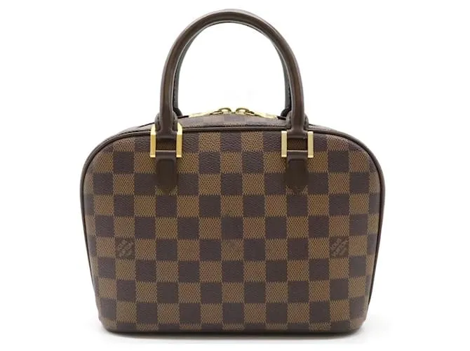 Borsa a mano mini Damier Sarria Louis Vuitton N51286 Marrone